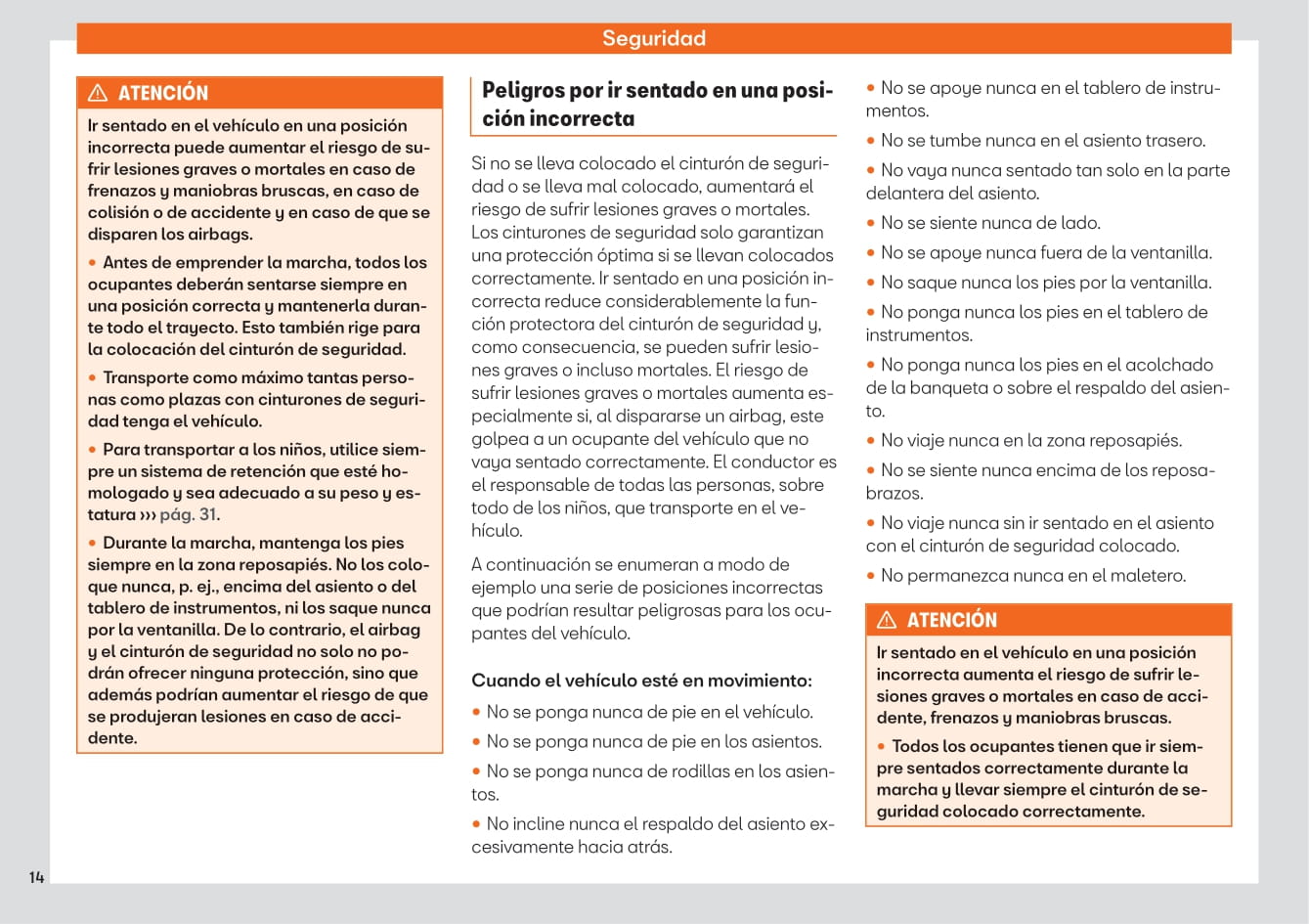 2017-2020 Seat Arona Manuel du propriétaire | Espagnol