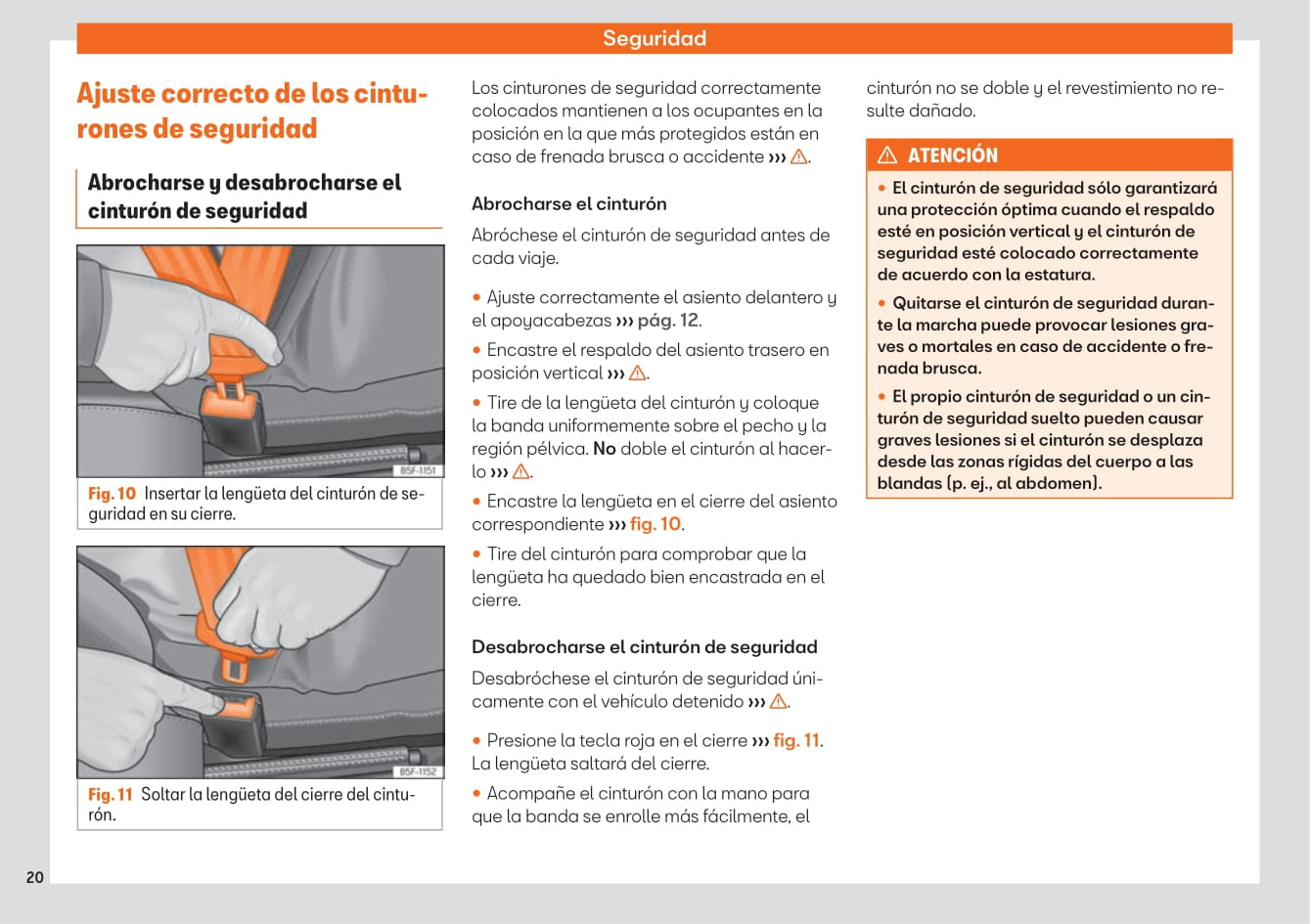 2017-2020 Seat Arona Manuel du propriétaire | Espagnol