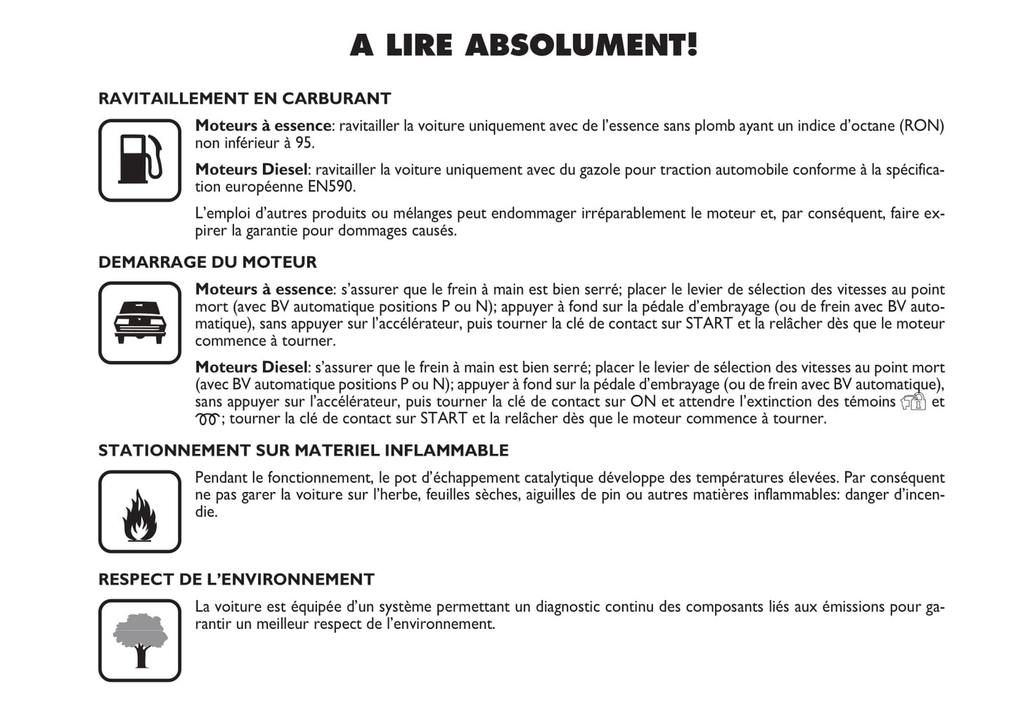 2009-2010 Fiat Croma Owner's Manual | French