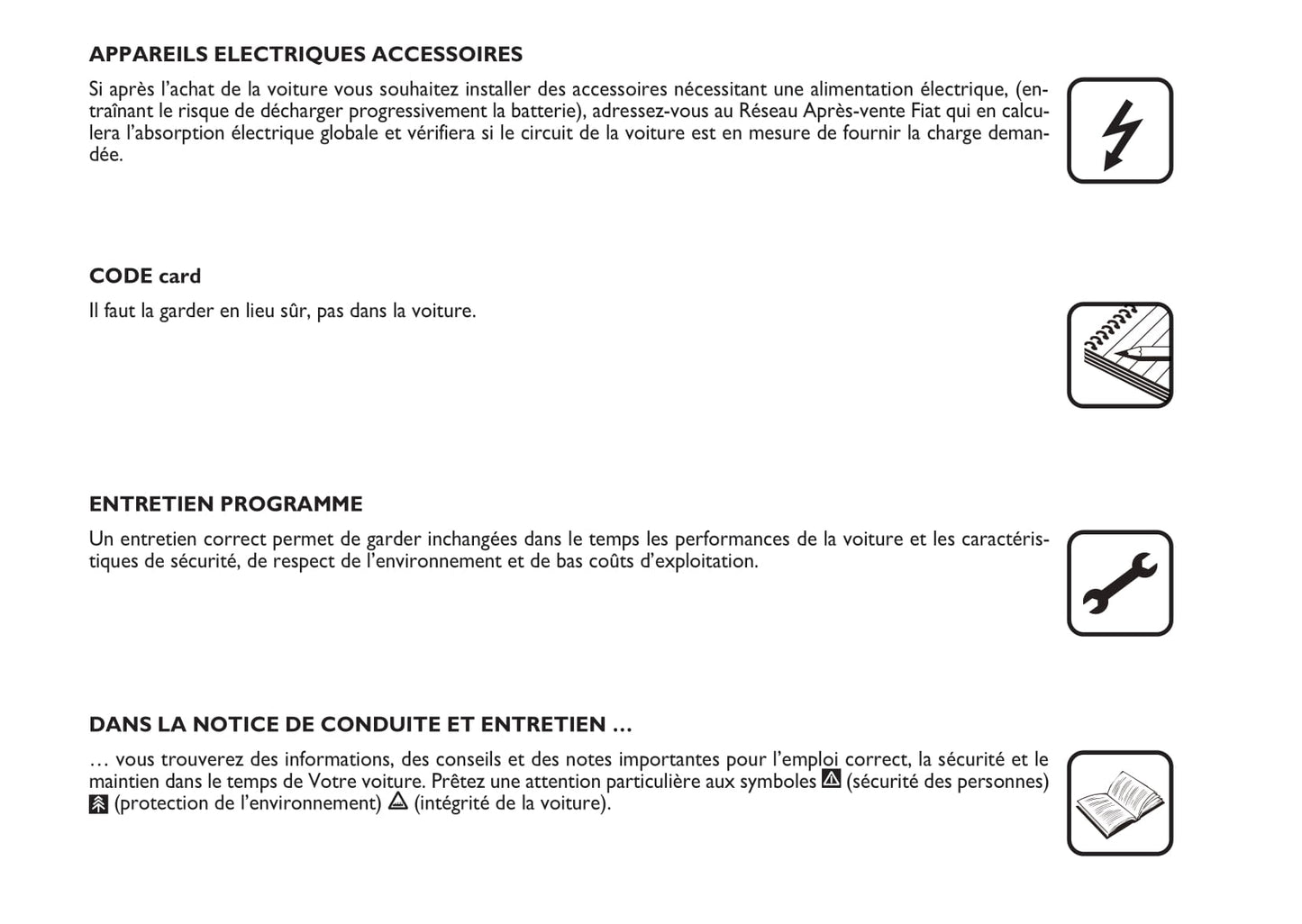 2009-2010 Fiat Croma Owner's Manual | French