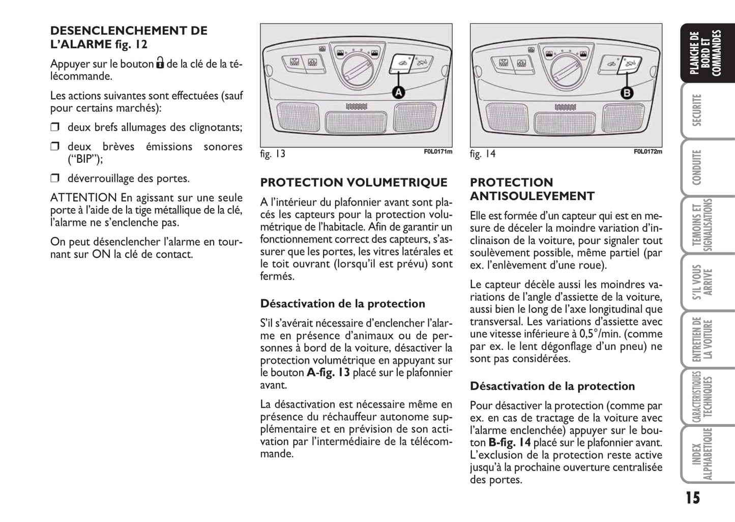 2009-2010 Fiat Croma Owner's Manual | French