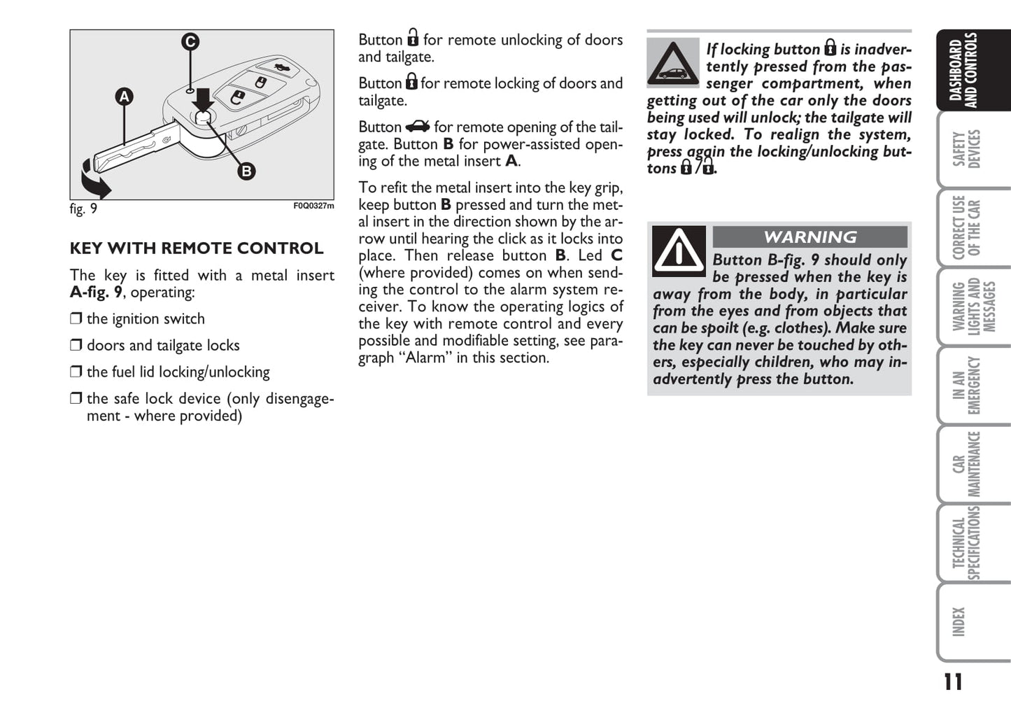 2007-2008 Fiat Bravo Owner's Manual | English