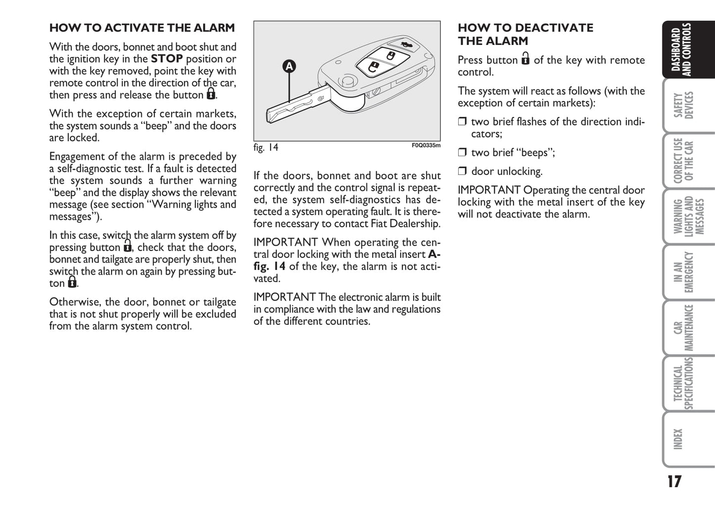 2007-2008 Fiat Bravo Owner's Manual | English