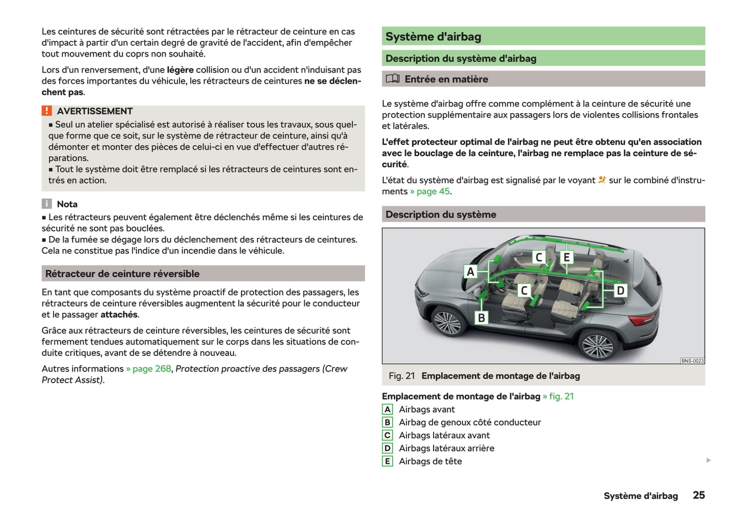 2017-2021 Skoda Kodiaq Manuel du propriétaire | Français