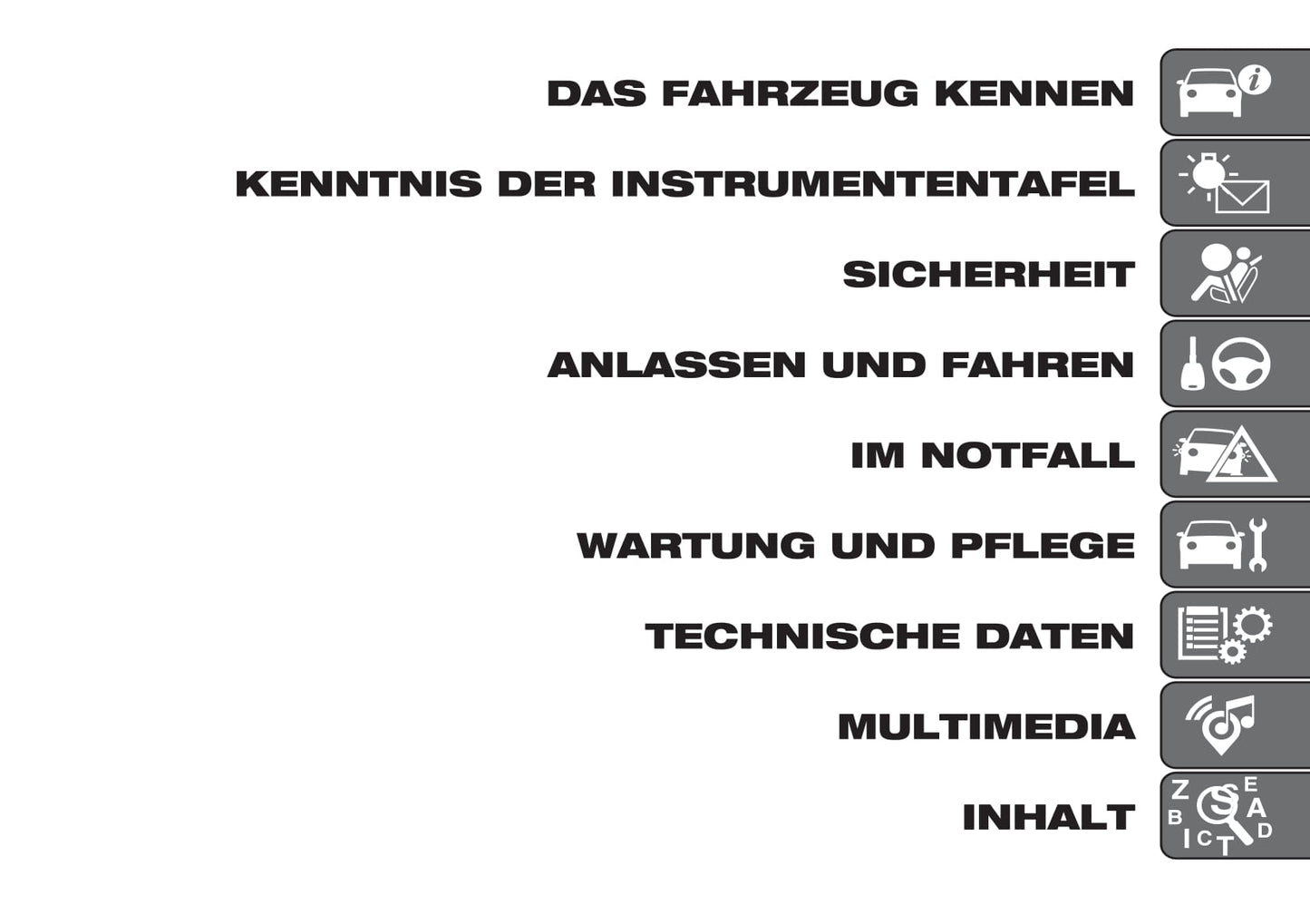 2020-2021 Fiat 500 Hybrid/500C Hybrid Owner's Manual | German