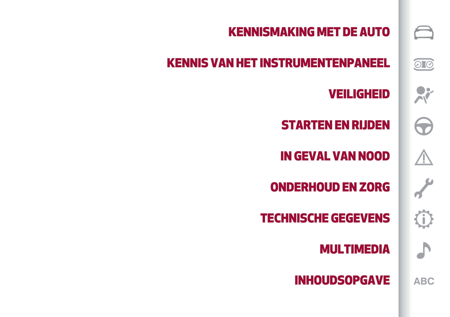2020-2023 Alfa Romeo Giulia/Giulia Quadrifoglio Owner's Manual | Dutch