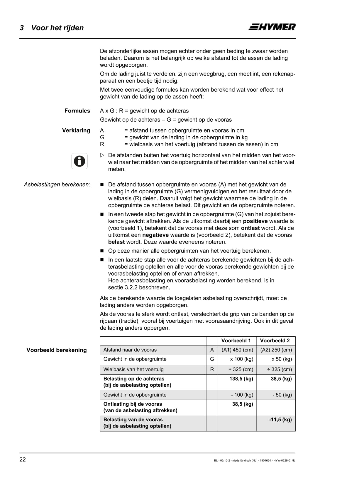 2011 Hymer B544 Owner's Manual | Dutch