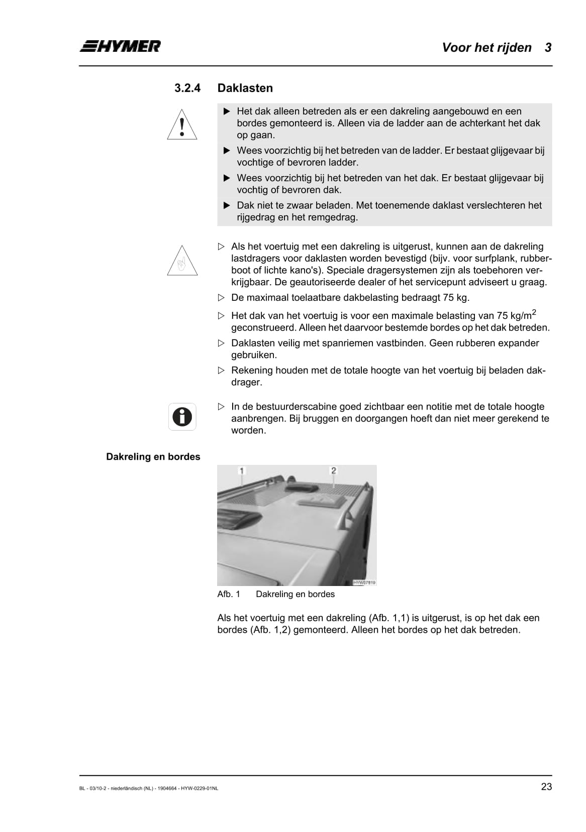 2011 Hymer B544 Owner's Manual | Dutch