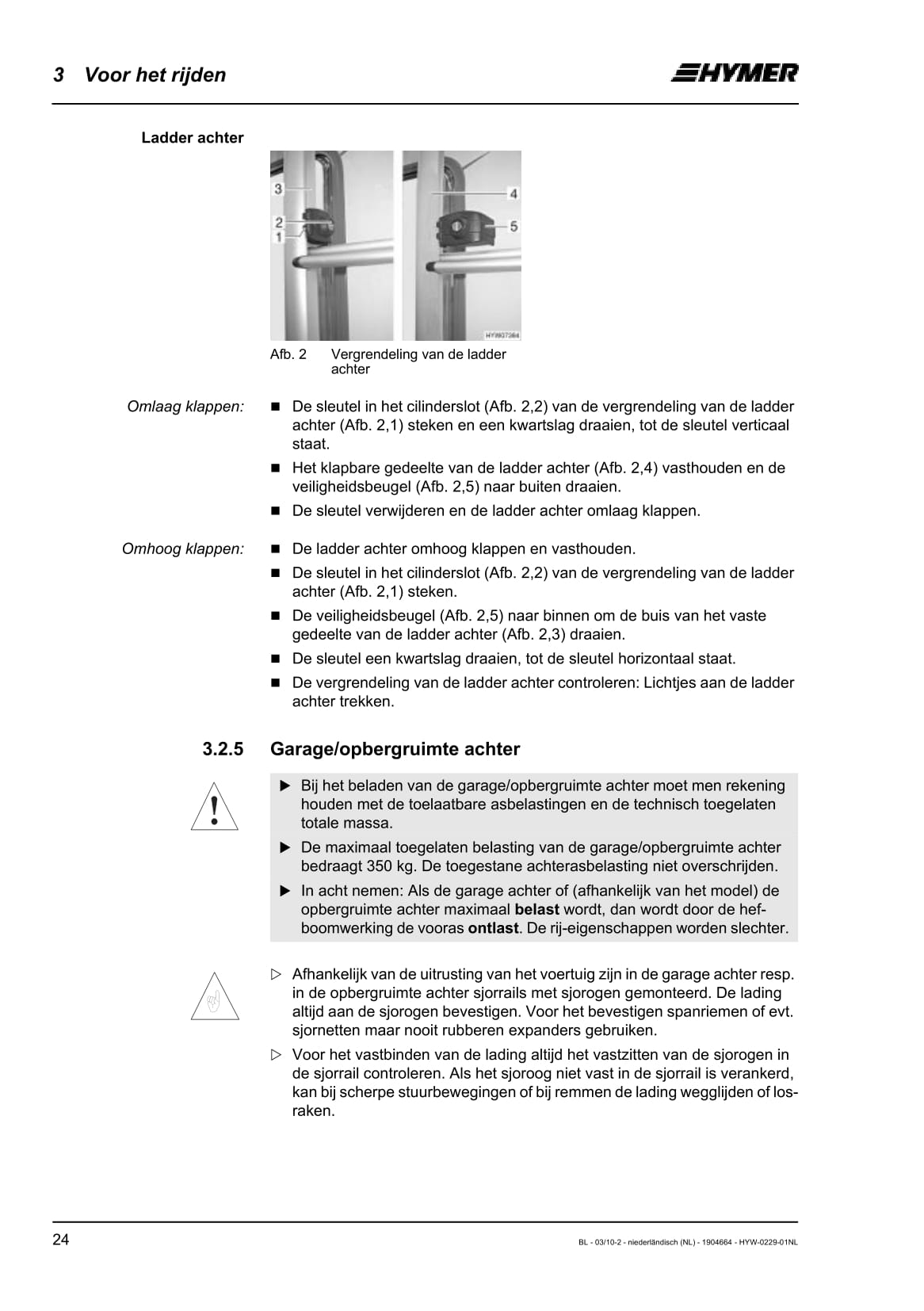 2011 Hymer B544 Owner's Manual | Dutch