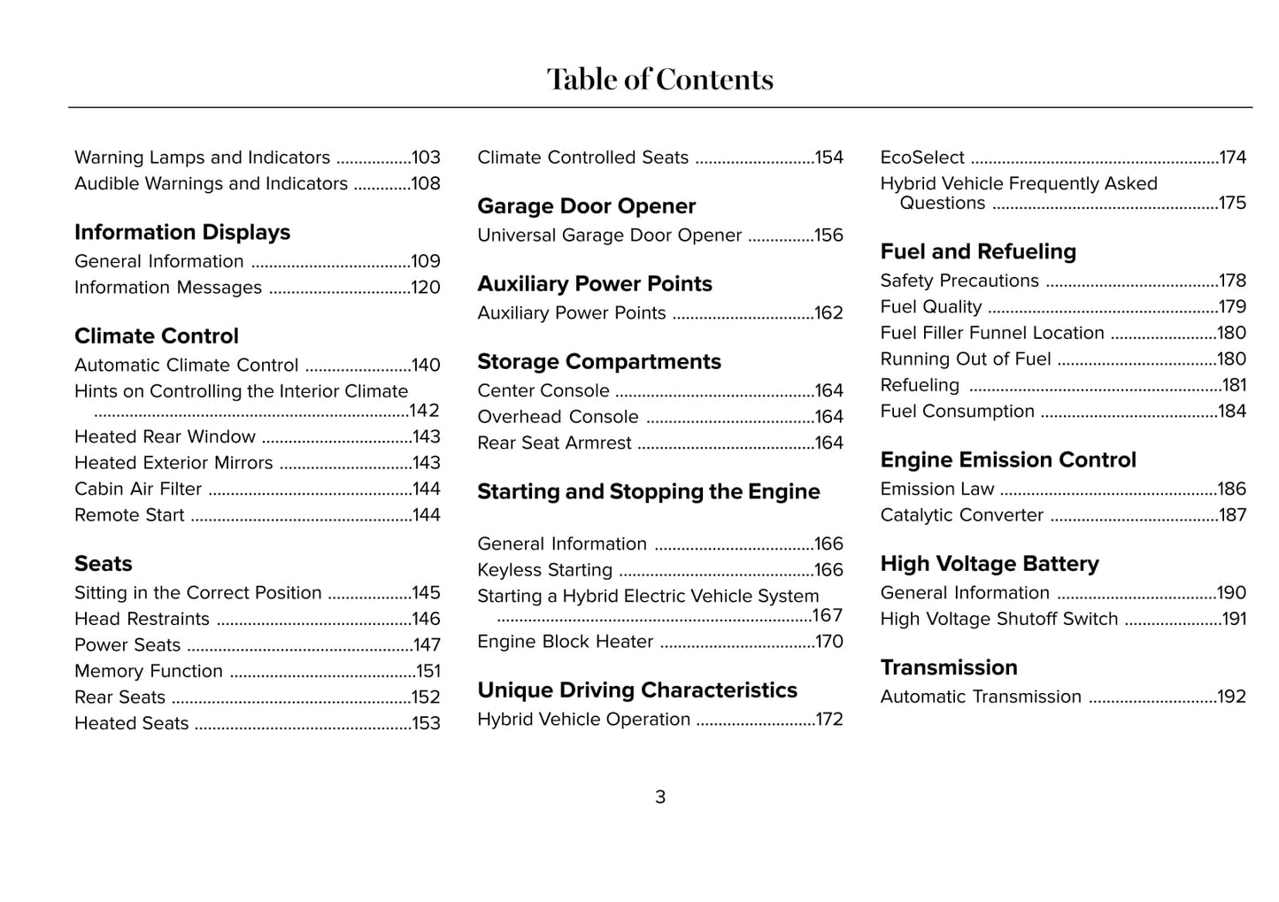 2020 Lincoln MKC Owner's Manual | English