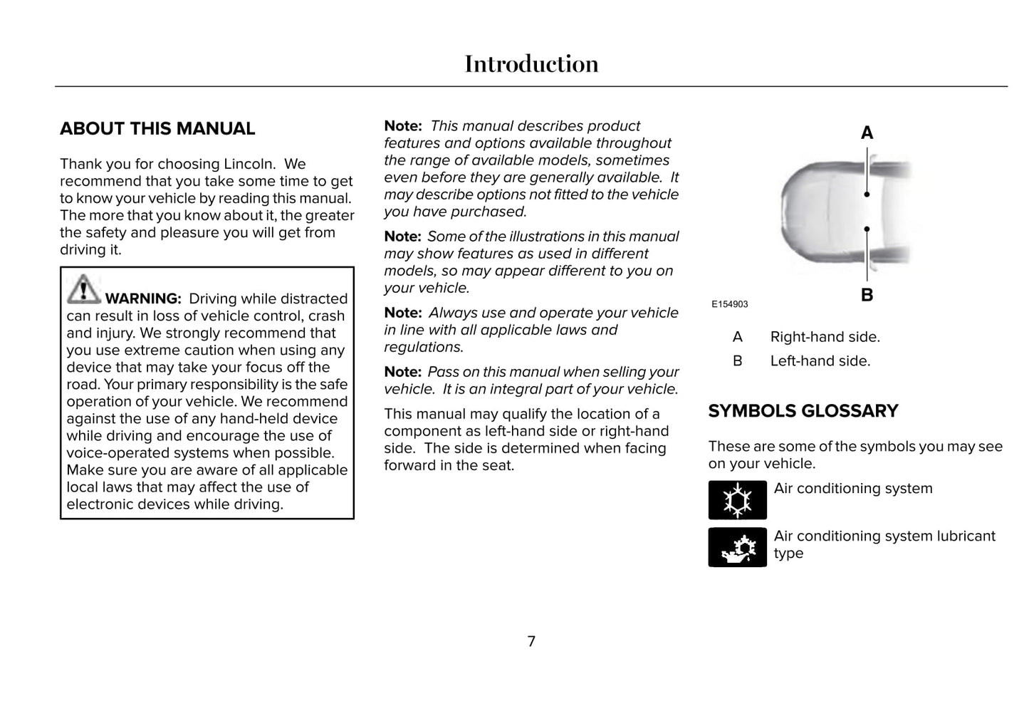 2020 Lincoln MKC Owner's Manual | English