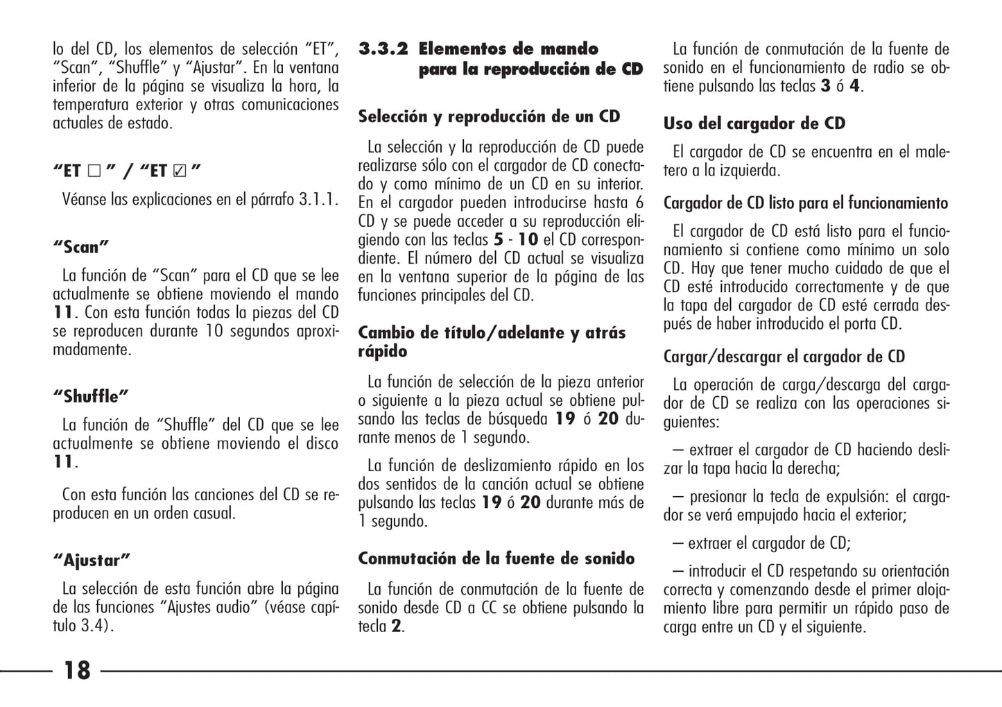Alfa Romeo 166 Ics Integrated Control System Instrucciones 2004 - 2008