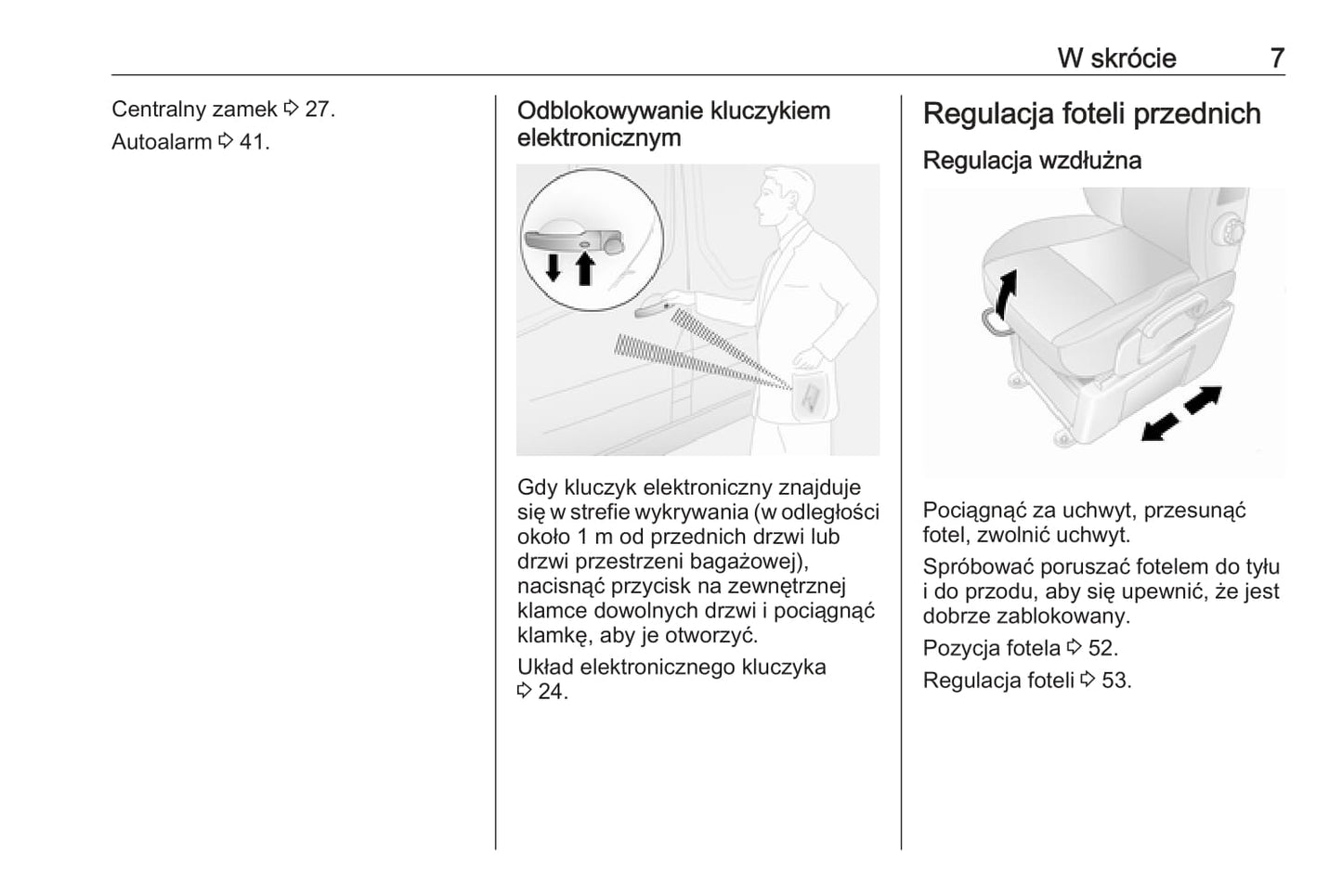 2018-2019 Opel Movano Owner's Manual | Polish