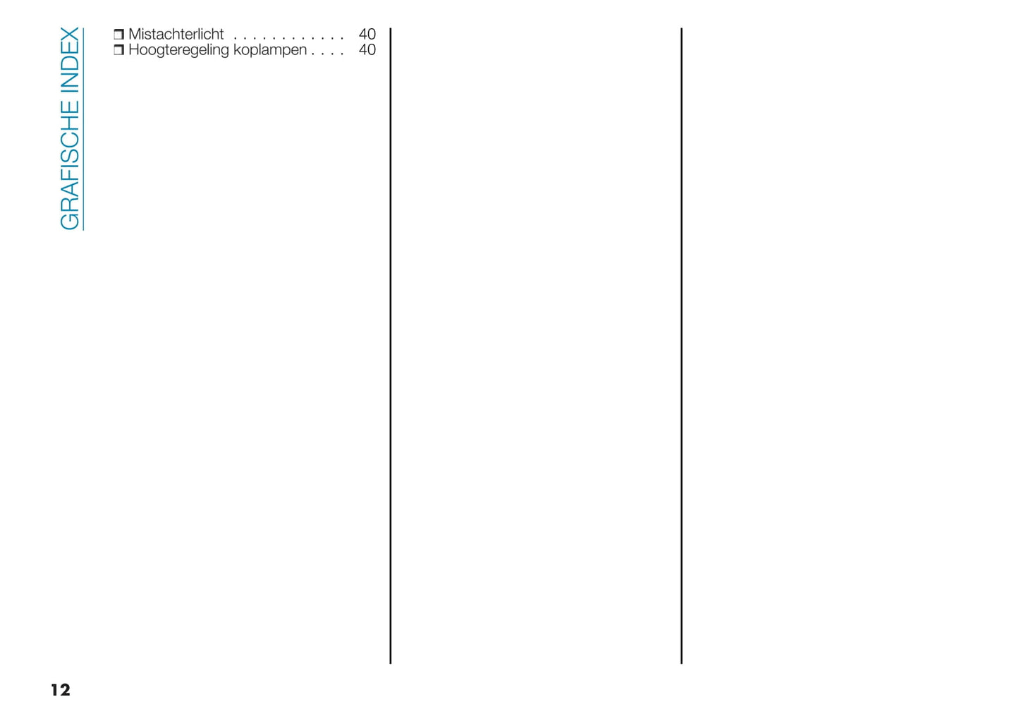 2021-2022 Fiat 500e Owner's Manual | Dutch