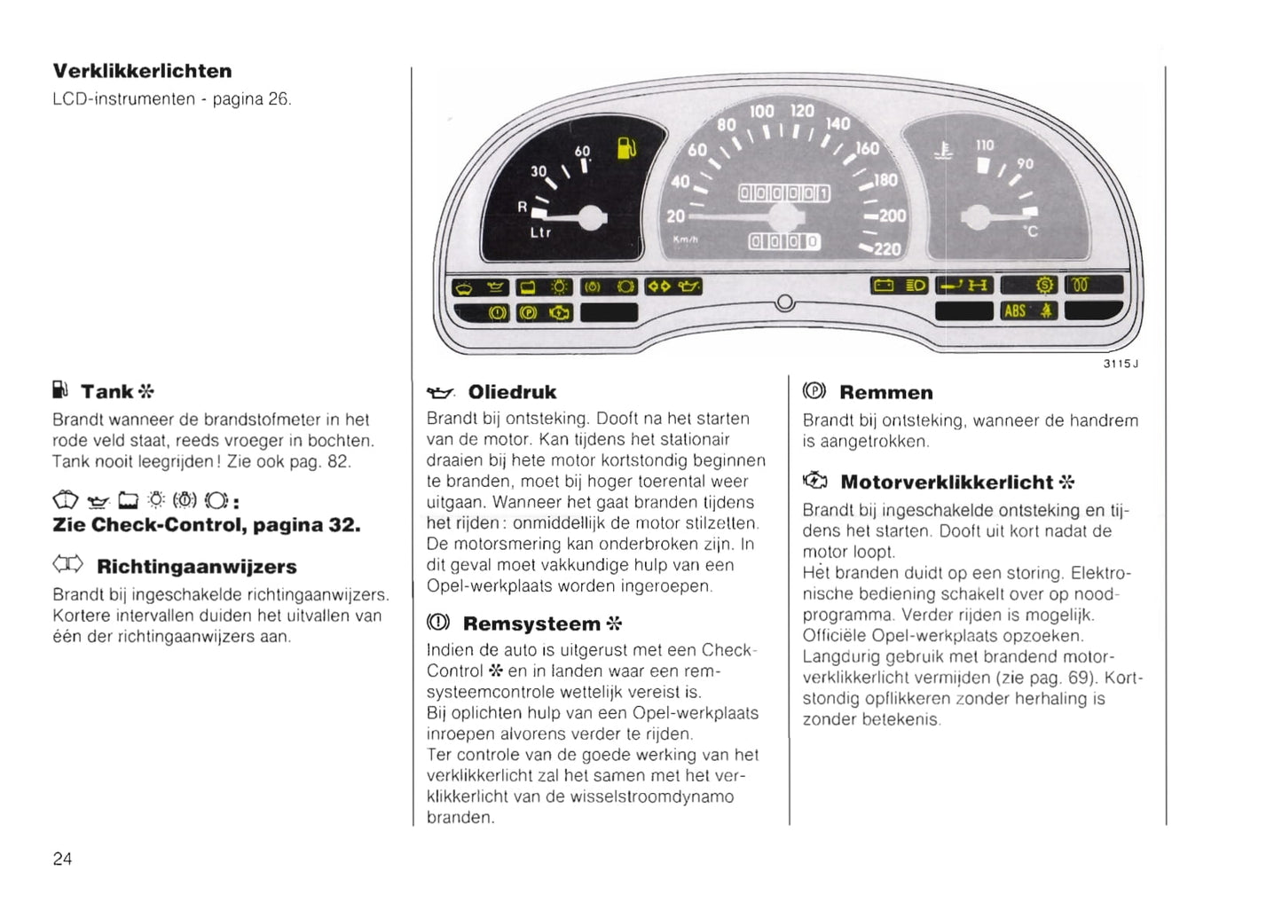 1988-1992 Opel Vectra Manuel du propriétaire | Néerlandais