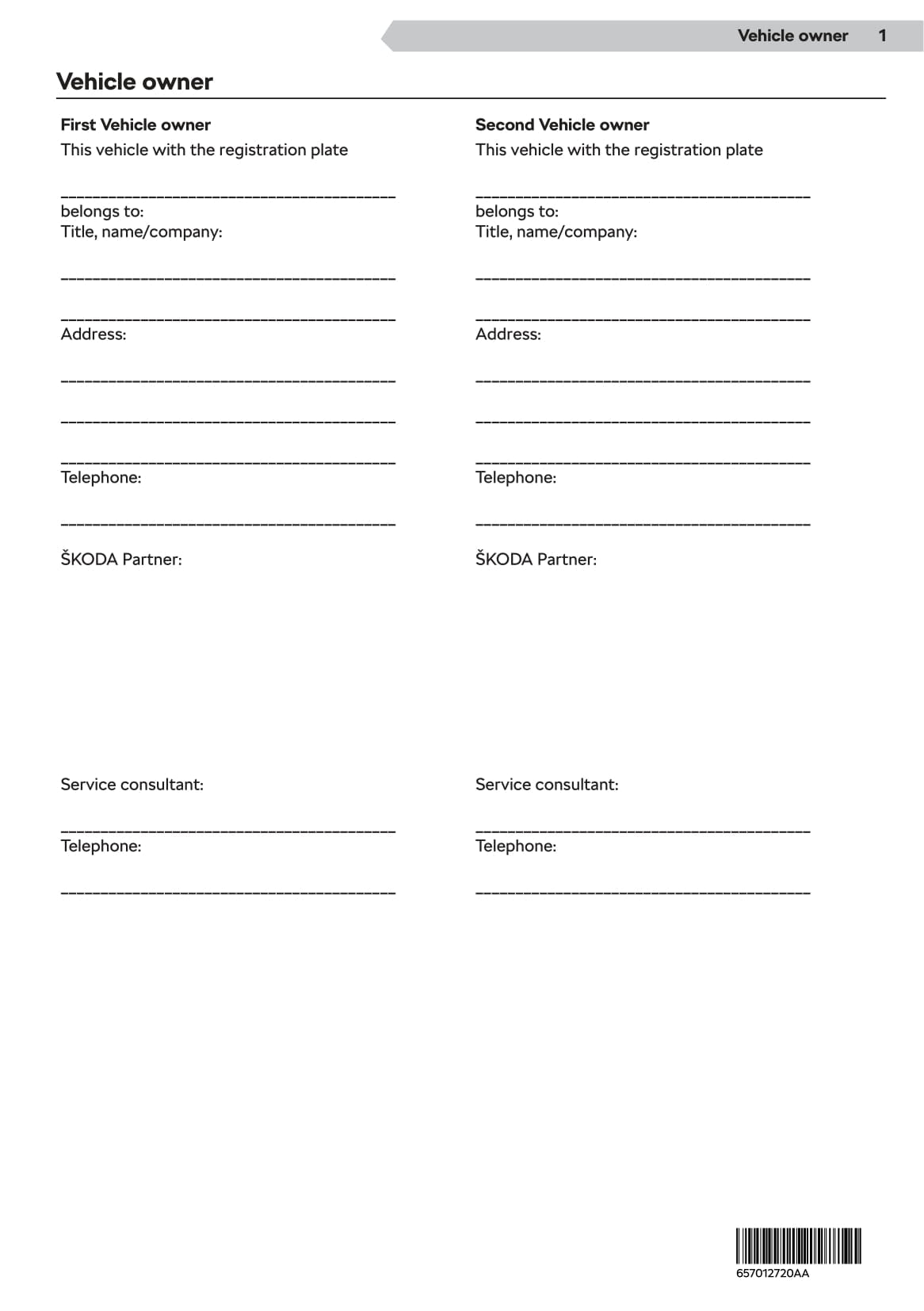 2019-2020 Skoda Scala Owner's Manual | English