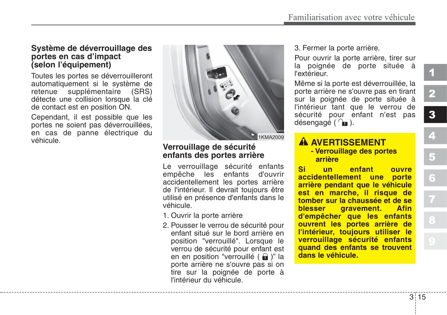 2007-2008 Kia Sportage Manuel du propriétaire | Français