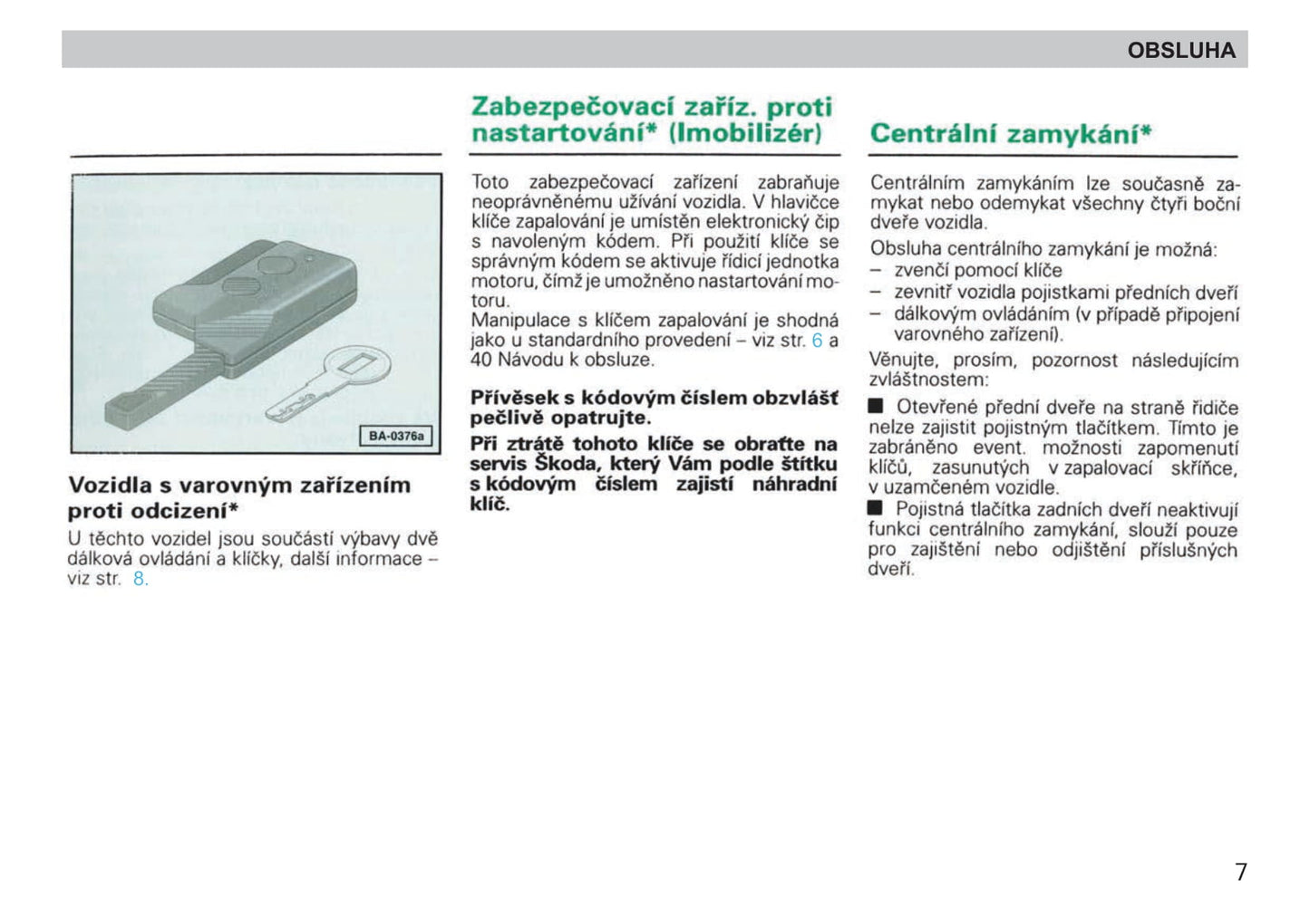 1998-2001 Skoda Felicia Manuel du propriétaire | čeština