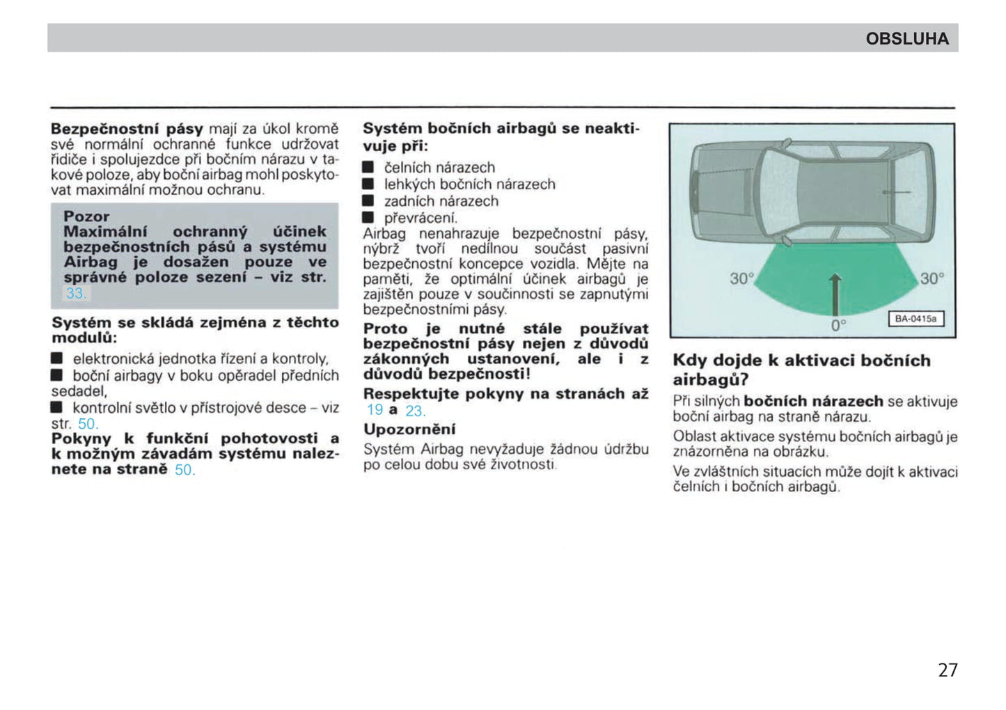 1998-2001 Skoda Felicia Manuel du propriétaire | čeština