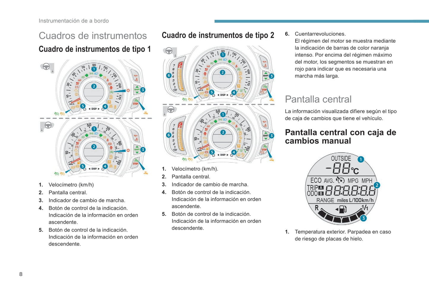 2018-2022 Peugeot 108 Manuel du propriétaire | Espagnol