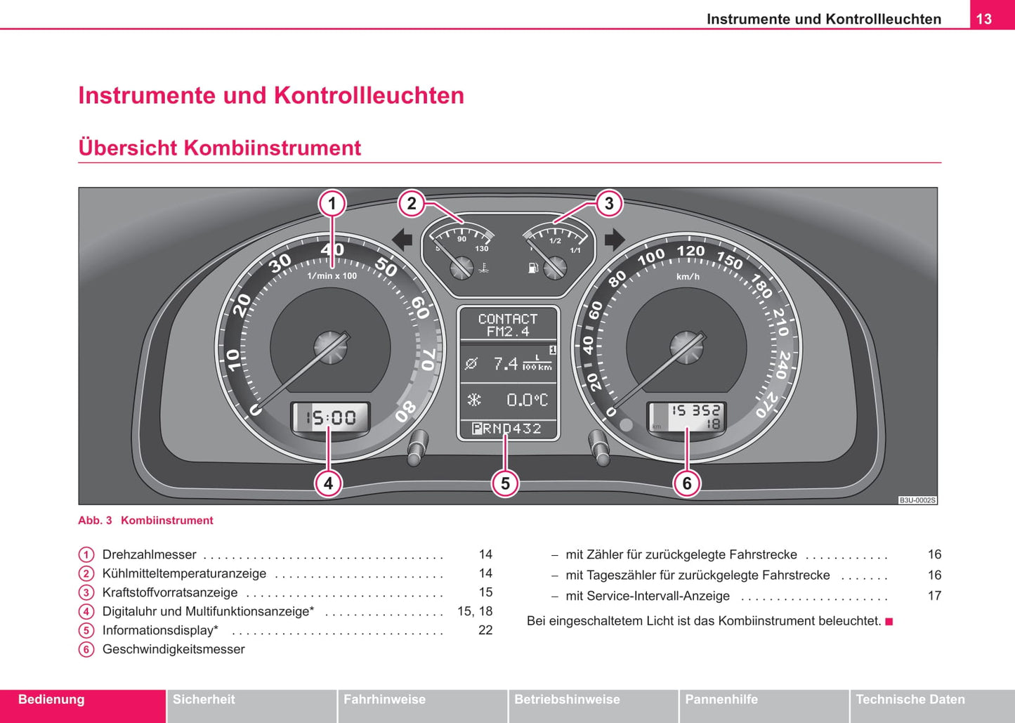 2002-2006 Skoda Suberb Manuel du propriétaire | Allemand