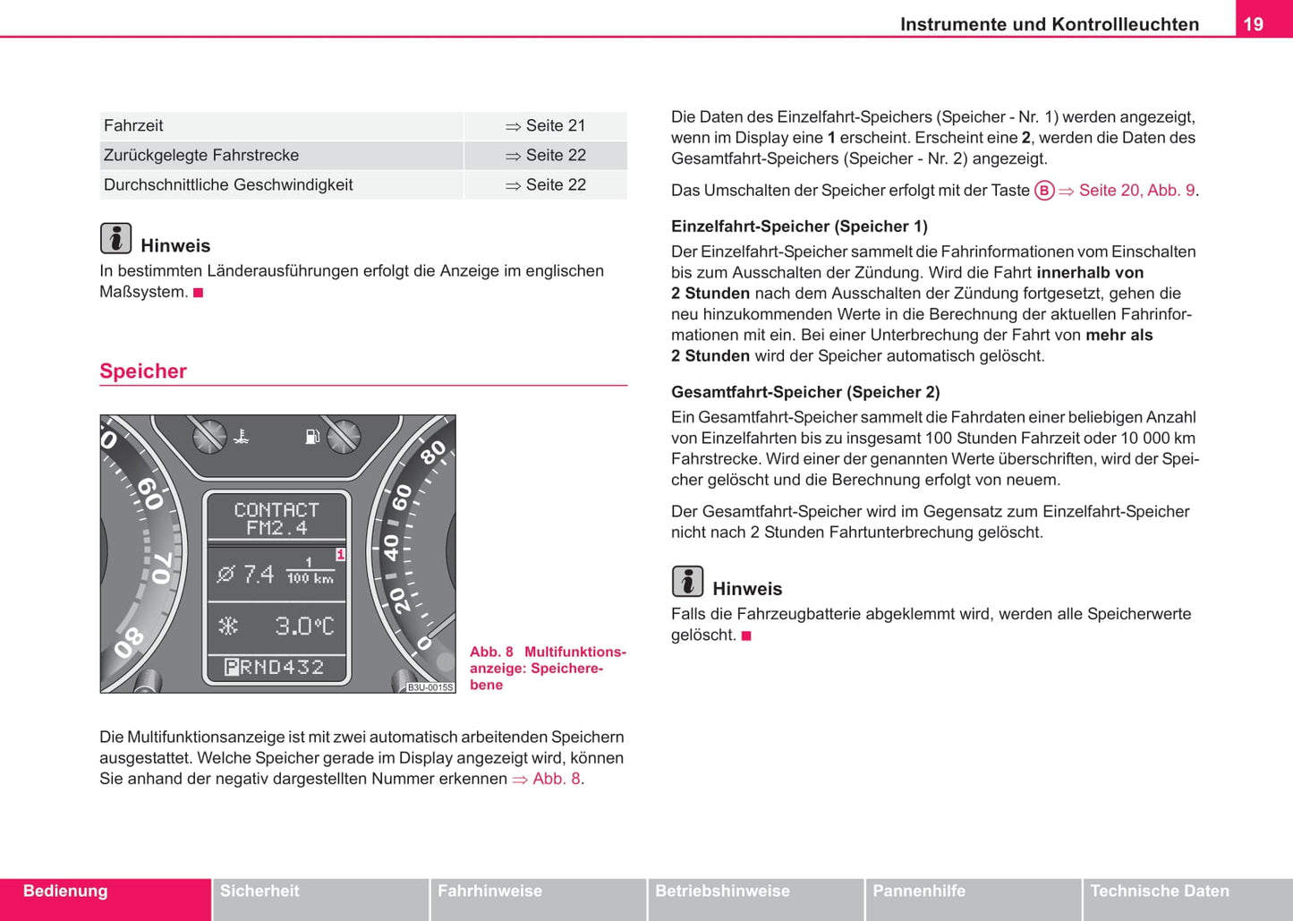 2002-2006 Skoda Suberb Manuel du propriétaire | Allemand