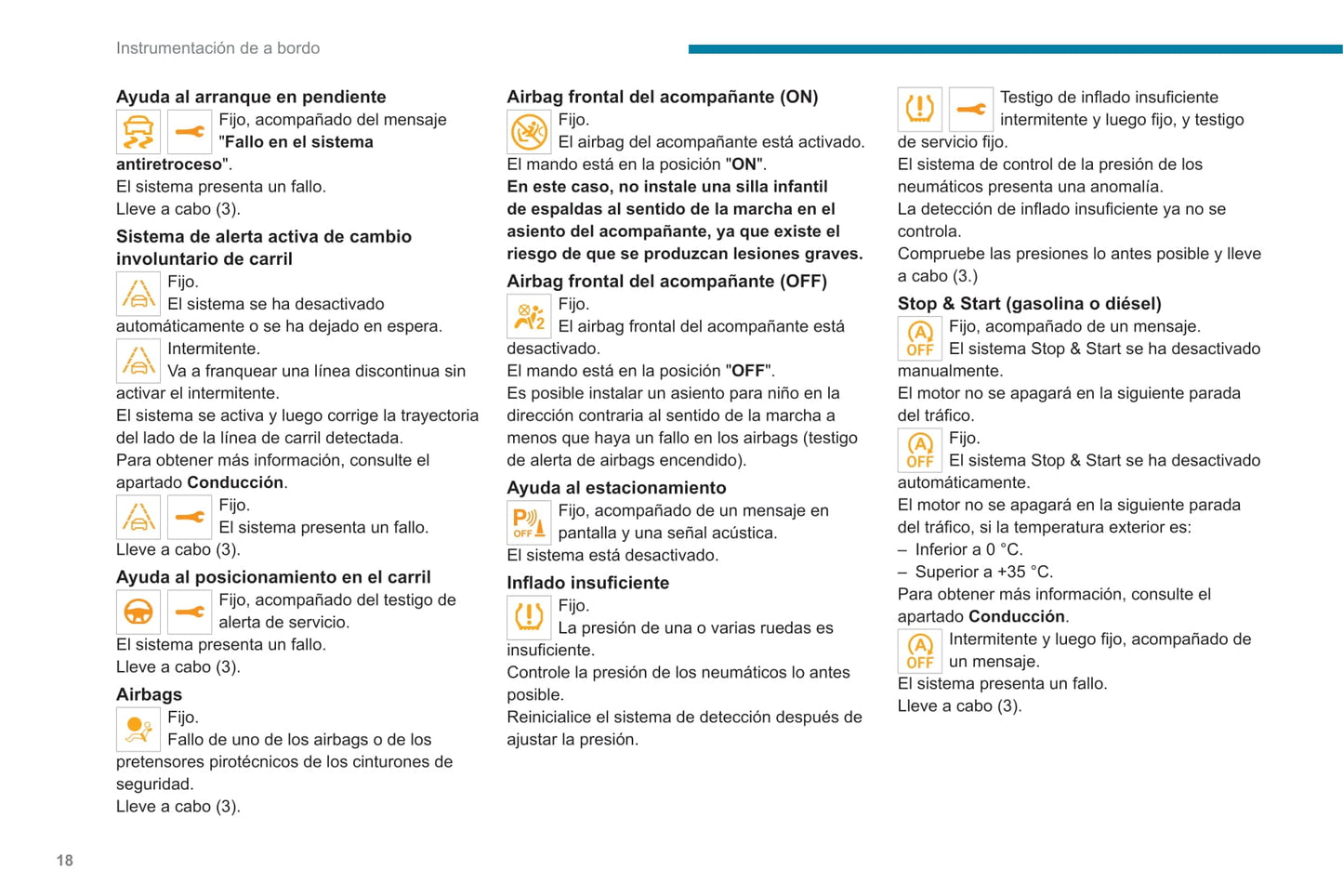2021-2023 Peugeot 208/e-208 Manuel du propriétaire | Espagnol