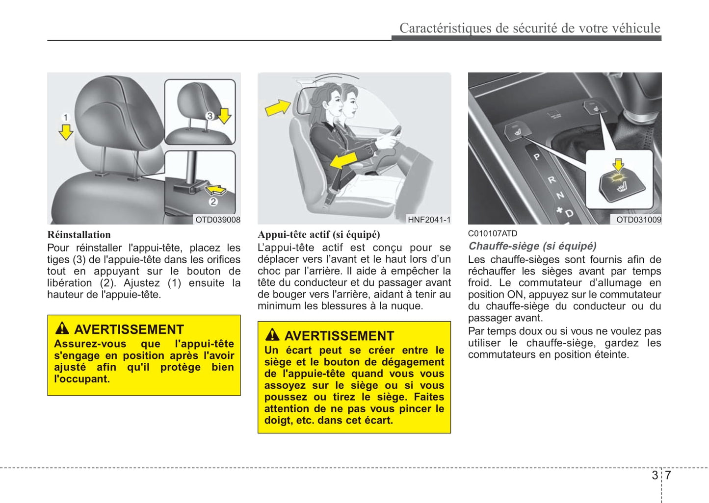 2012 Kia Forte Owner's Manual | French