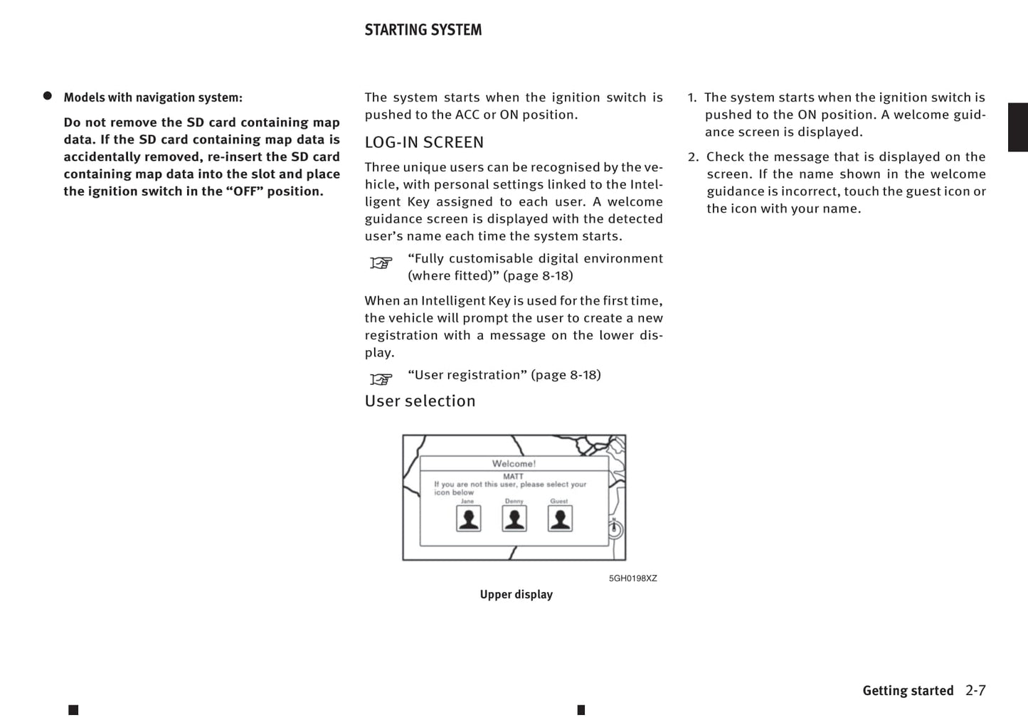 Infiniti Q50 Intouch Dual Display Owner's Manual 2013 - 2019