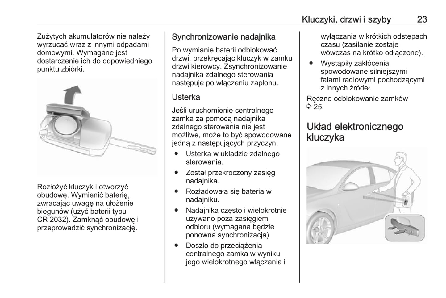 2016-2017 Opel Insignia Manuel du propriétaire | Polonais