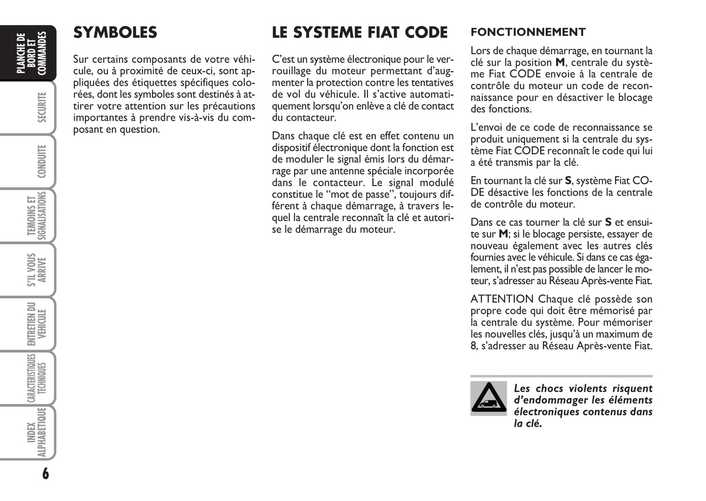 2012-2013 Fiat Strada Owner's Manual | French