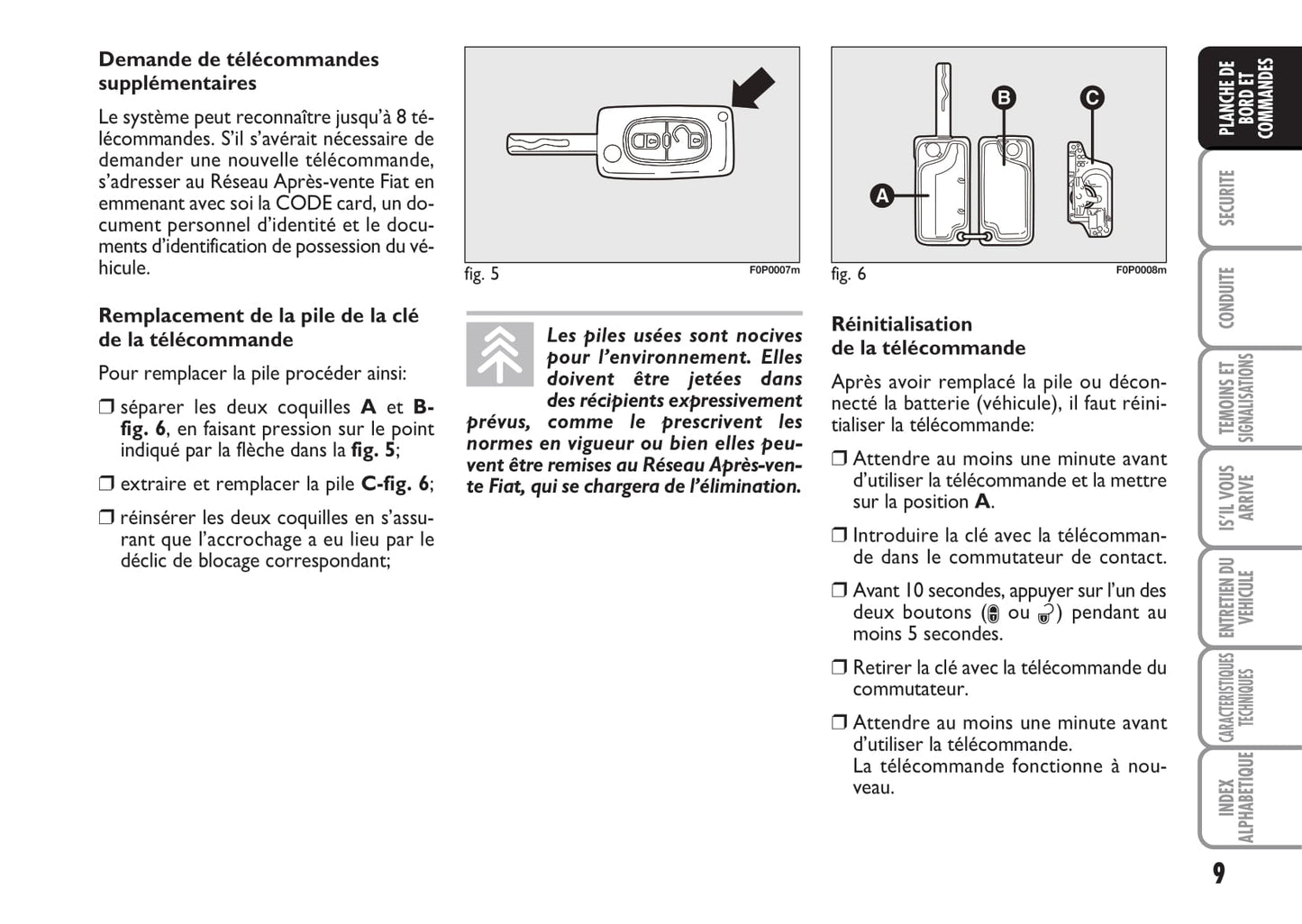 2012-2013 Fiat Strada Owner's Manual | French
