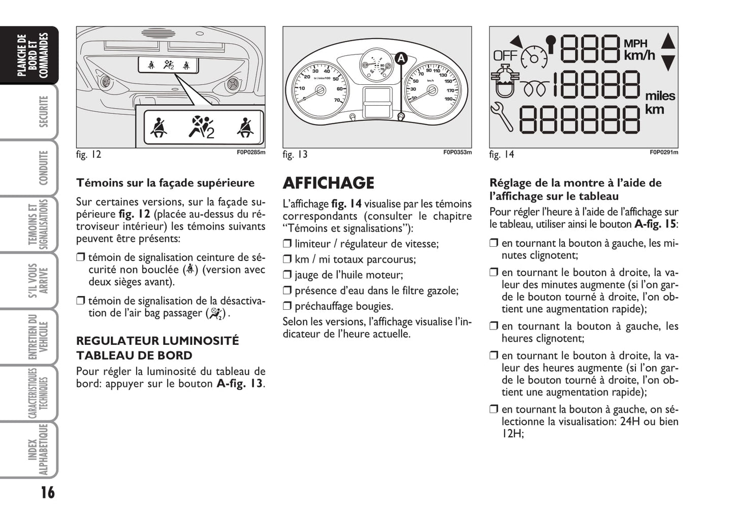 2012-2013 Fiat Strada Owner's Manual | French