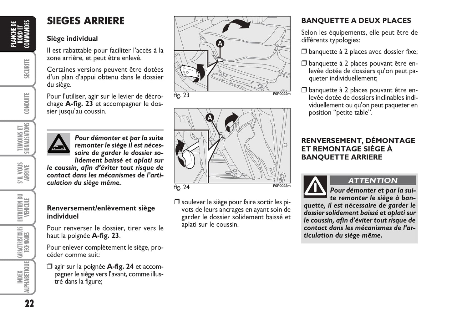 2012-2013 Fiat Strada Owner's Manual | French