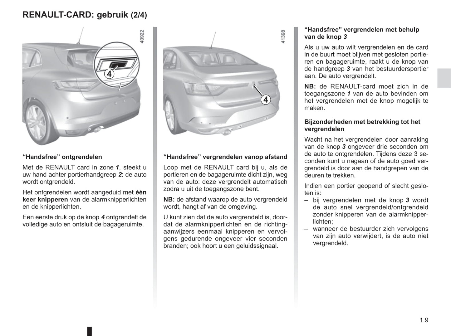 2016-2020 Renault Mégane Manuel du propriétaire | Néerlandais