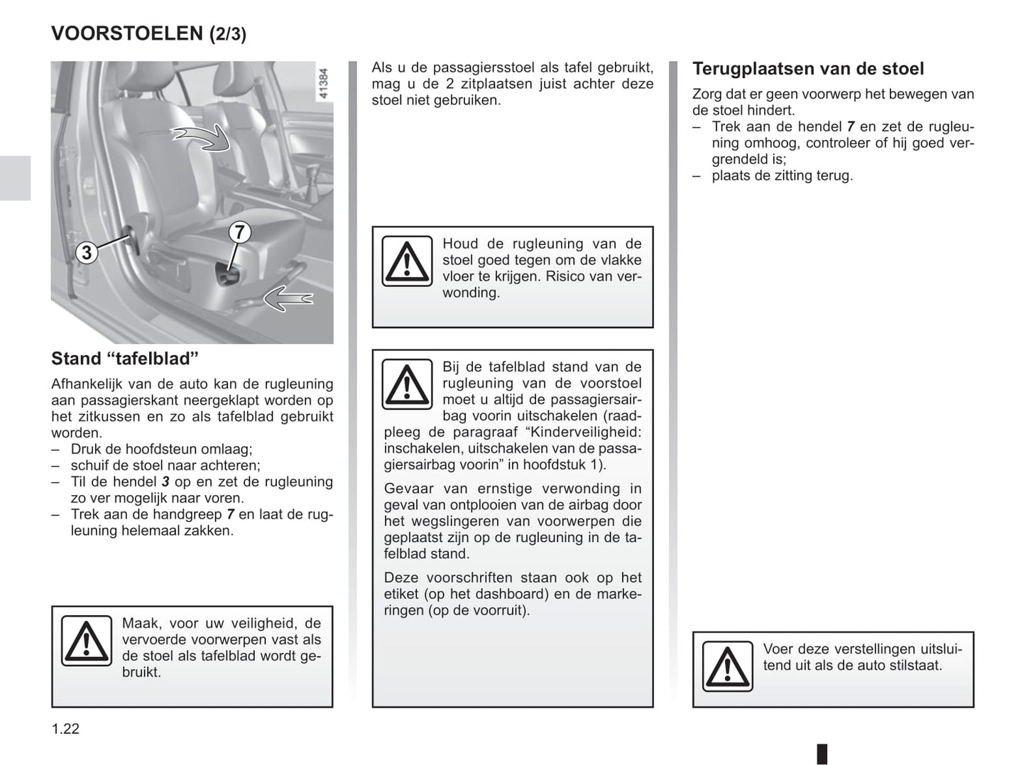 2016-2020 Renault Mégane Manuel du propriétaire | Néerlandais