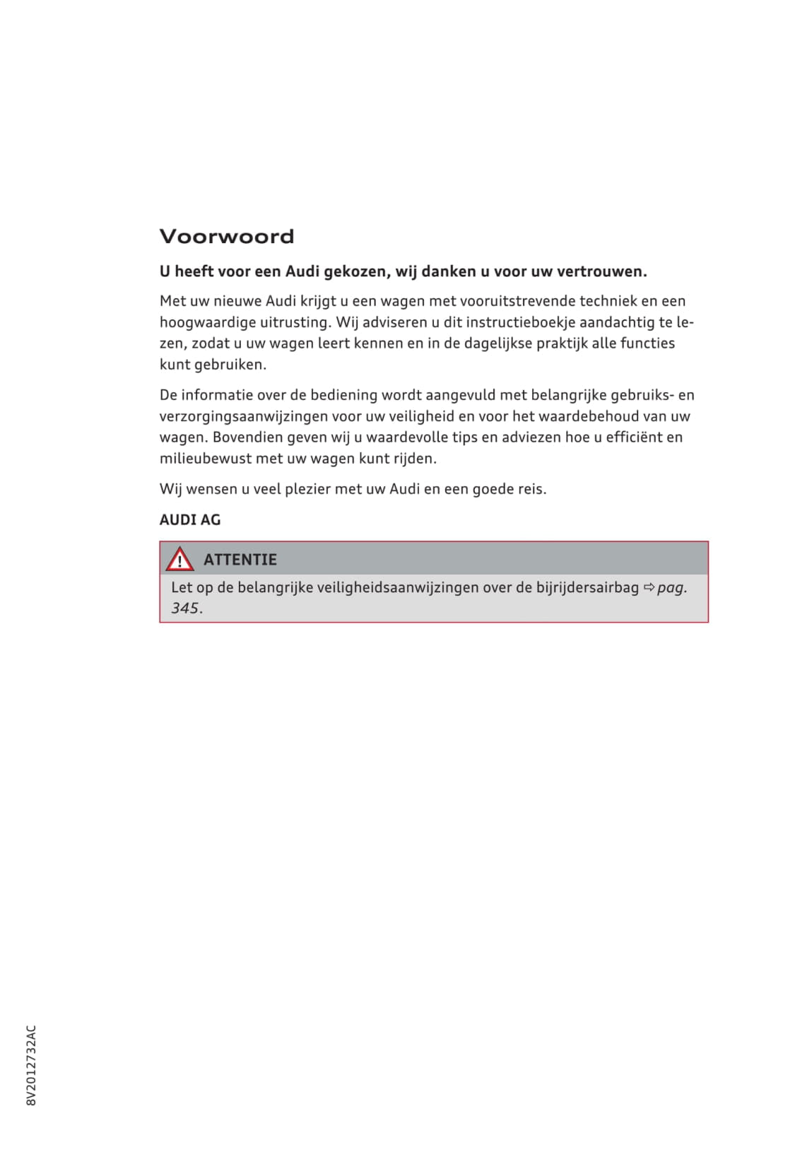 2016-2017 Audi A3/S3 Owner's Manual | Dutch