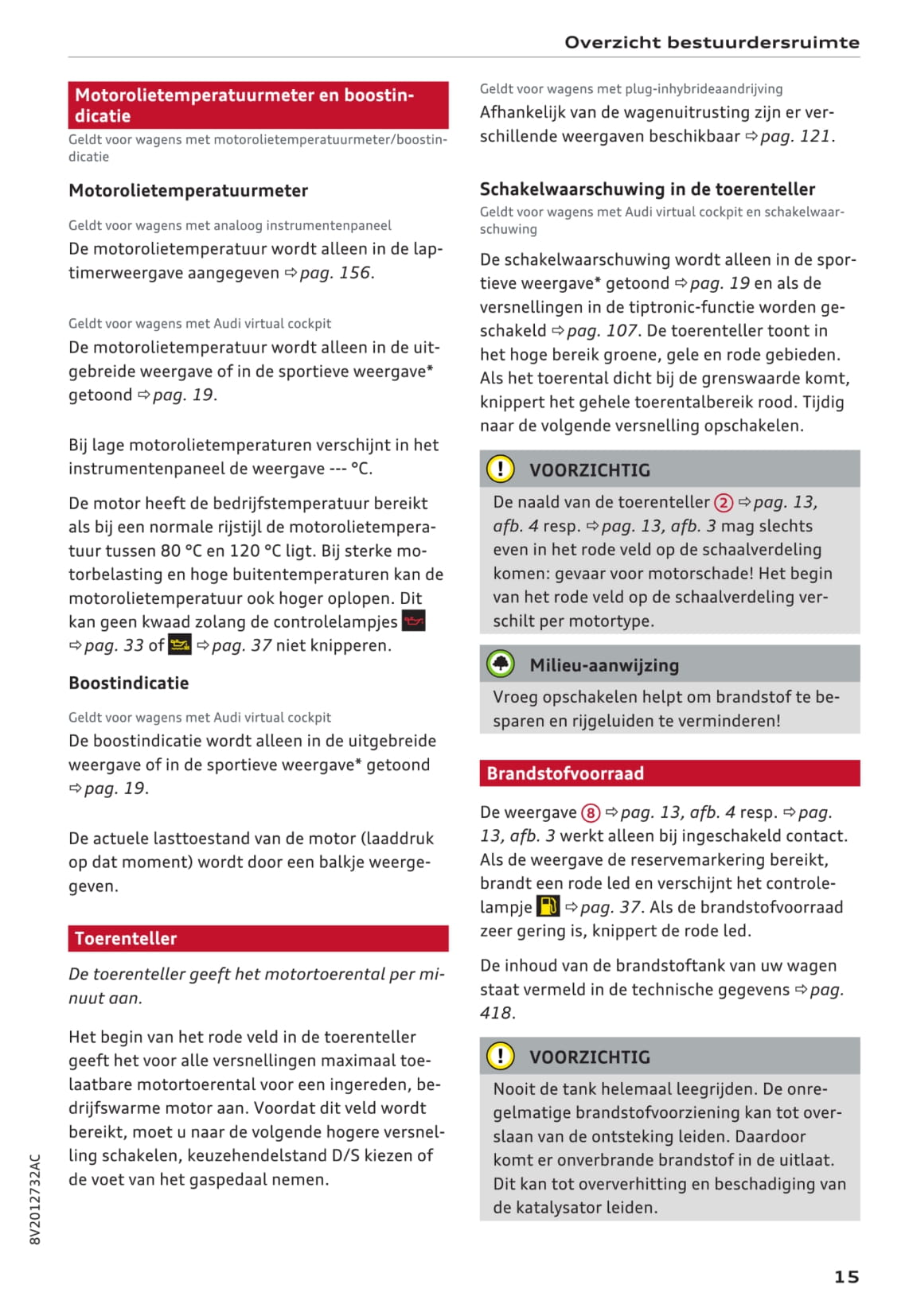 2016-2017 Audi A3/S3 Owner's Manual | Dutch