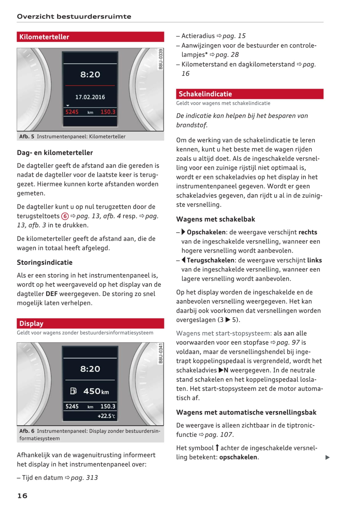 2016-2017 Audi A3/S3 Owner's Manual | Dutch