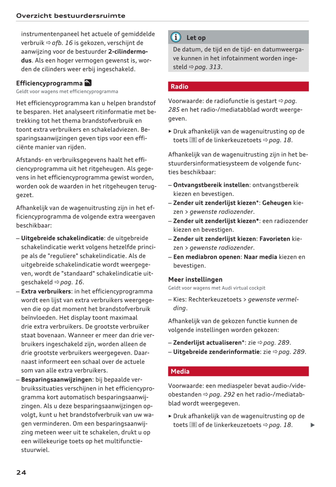 2016-2017 Audi A3/S3 Owner's Manual | Dutch