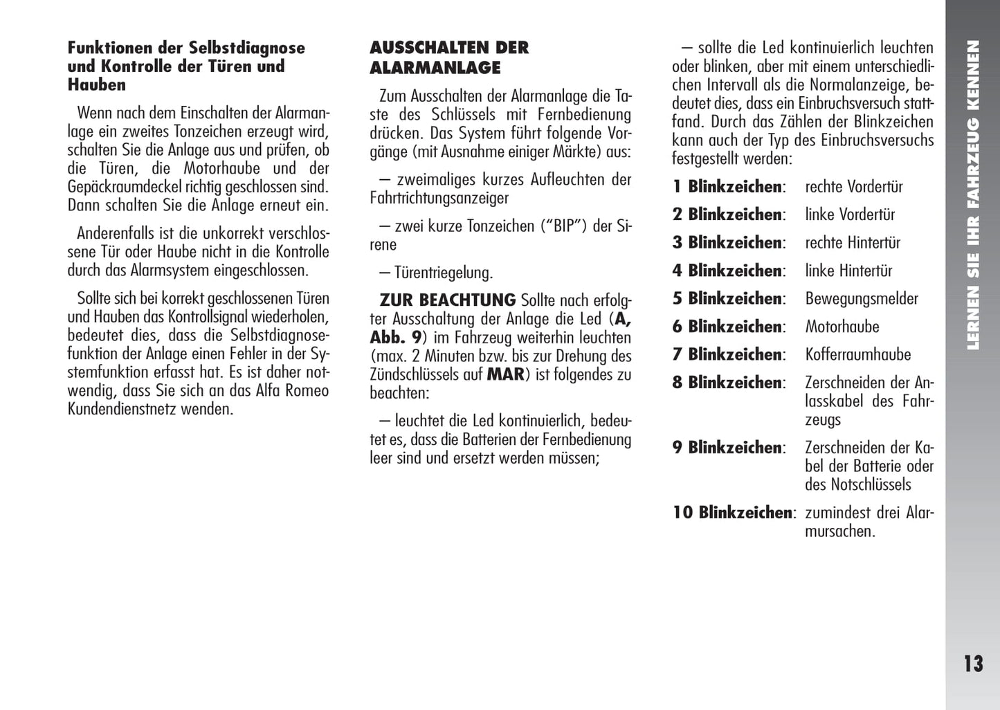 2003-2005 Alfa Romeo 156 Owner's Manual | German