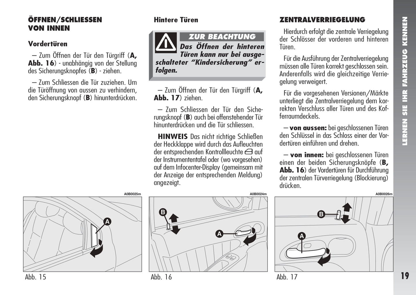 2003-2005 Alfa Romeo 156 Owner's Manual | German