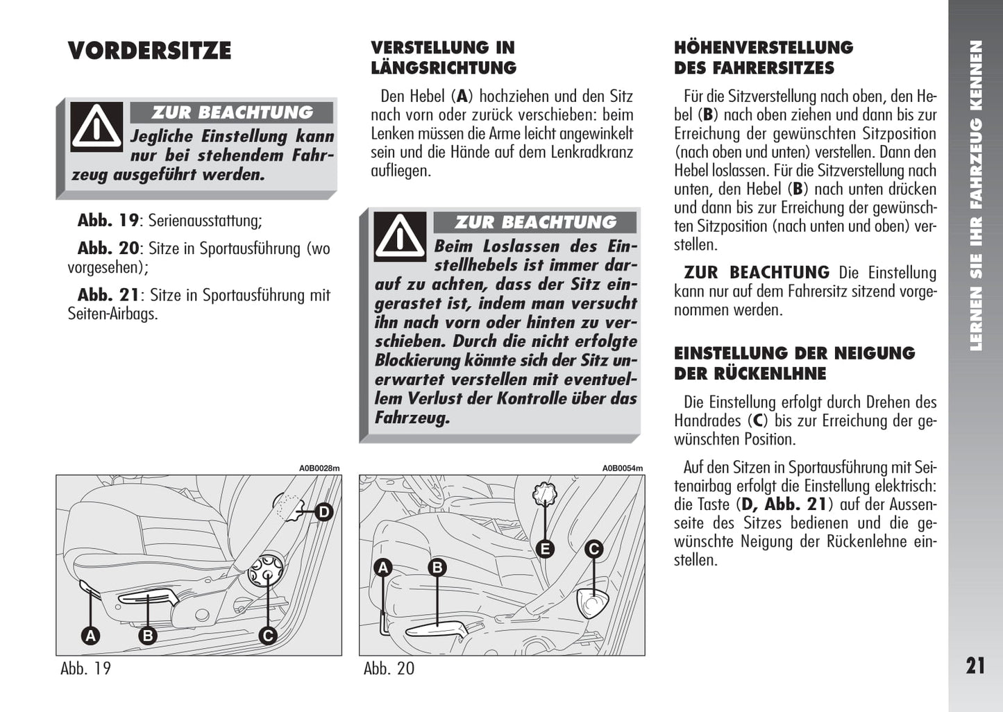 2003-2005 Alfa Romeo 156 Owner's Manual | German