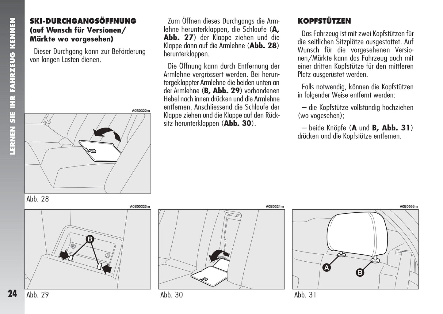 2003-2005 Alfa Romeo 156 Owner's Manual | German
