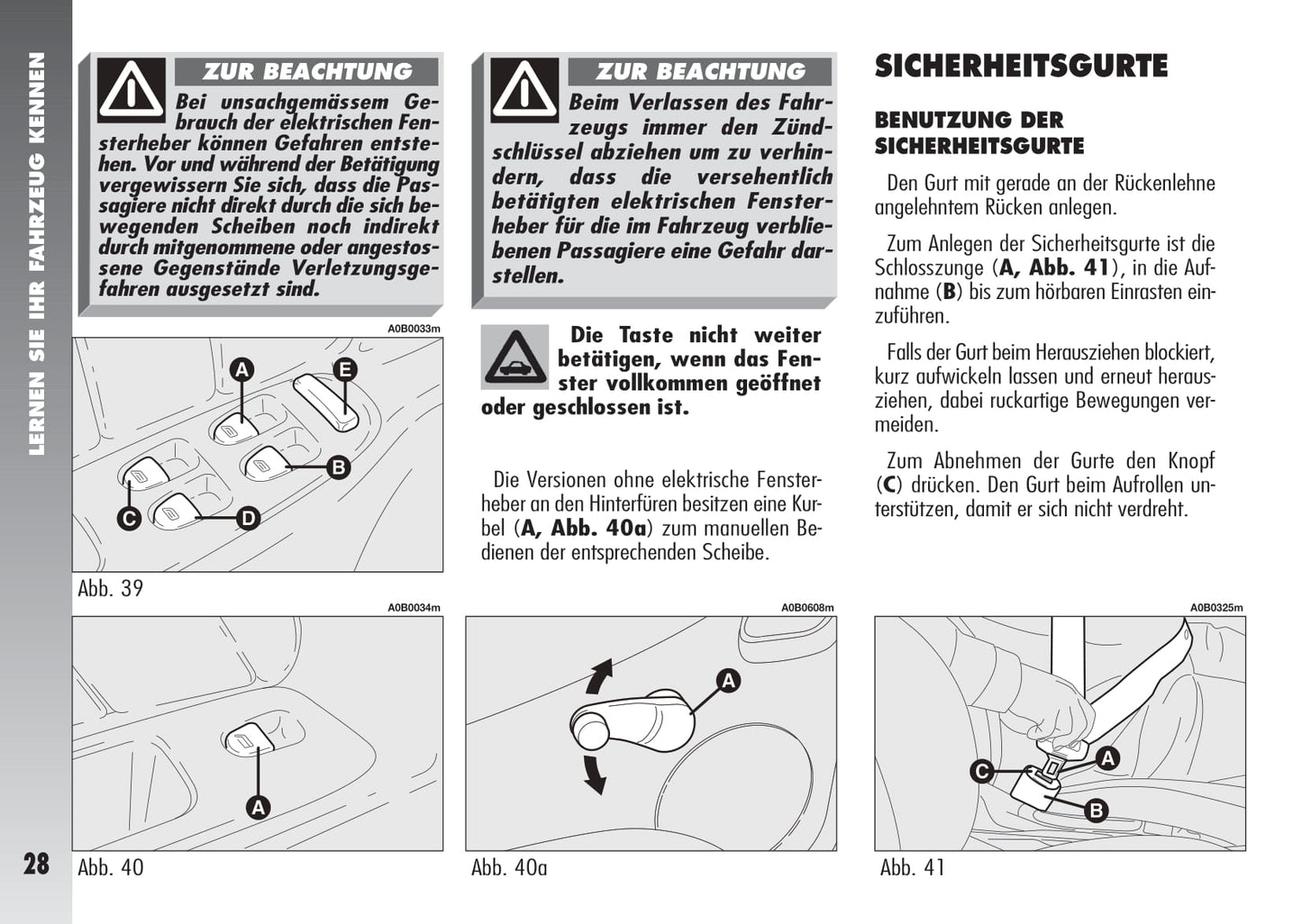 2003-2005 Alfa Romeo 156 Owner's Manual | German