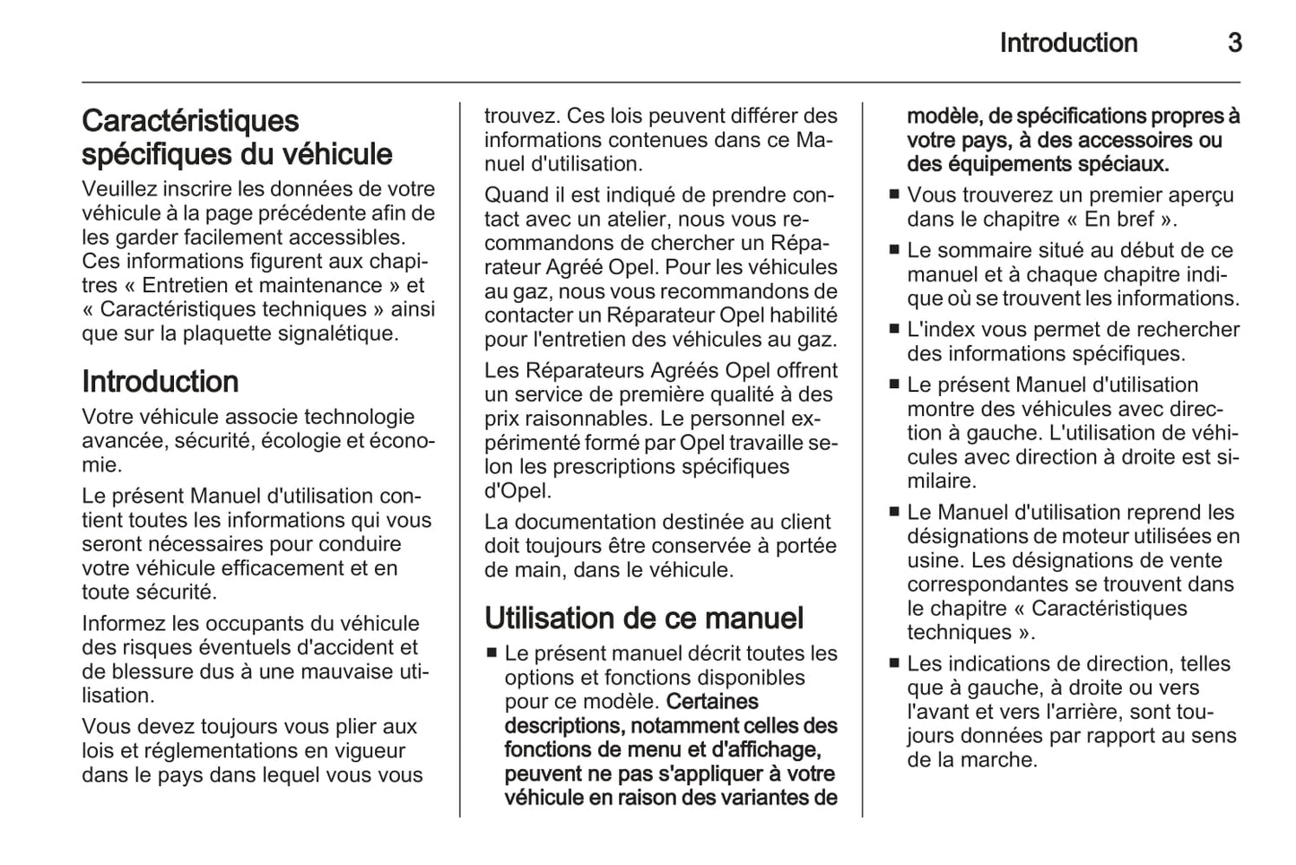 2012-2013 Opel Meriva Owner's Manual | French