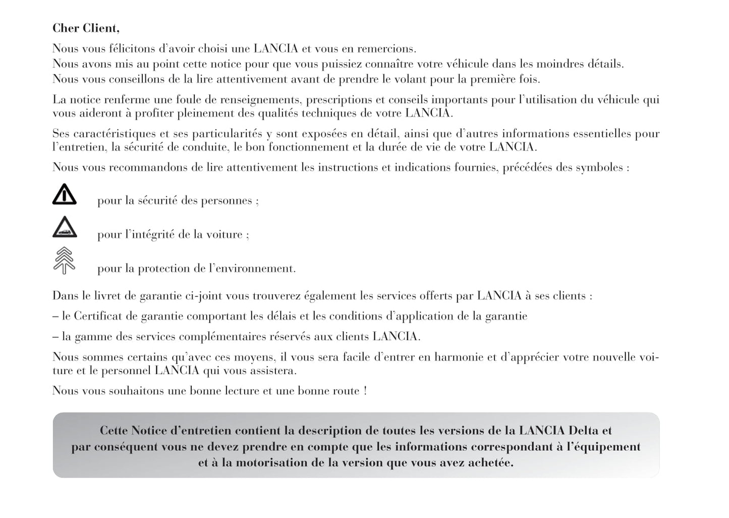 2011-2015 Lancia Delta Manuel du propriétaire | Français