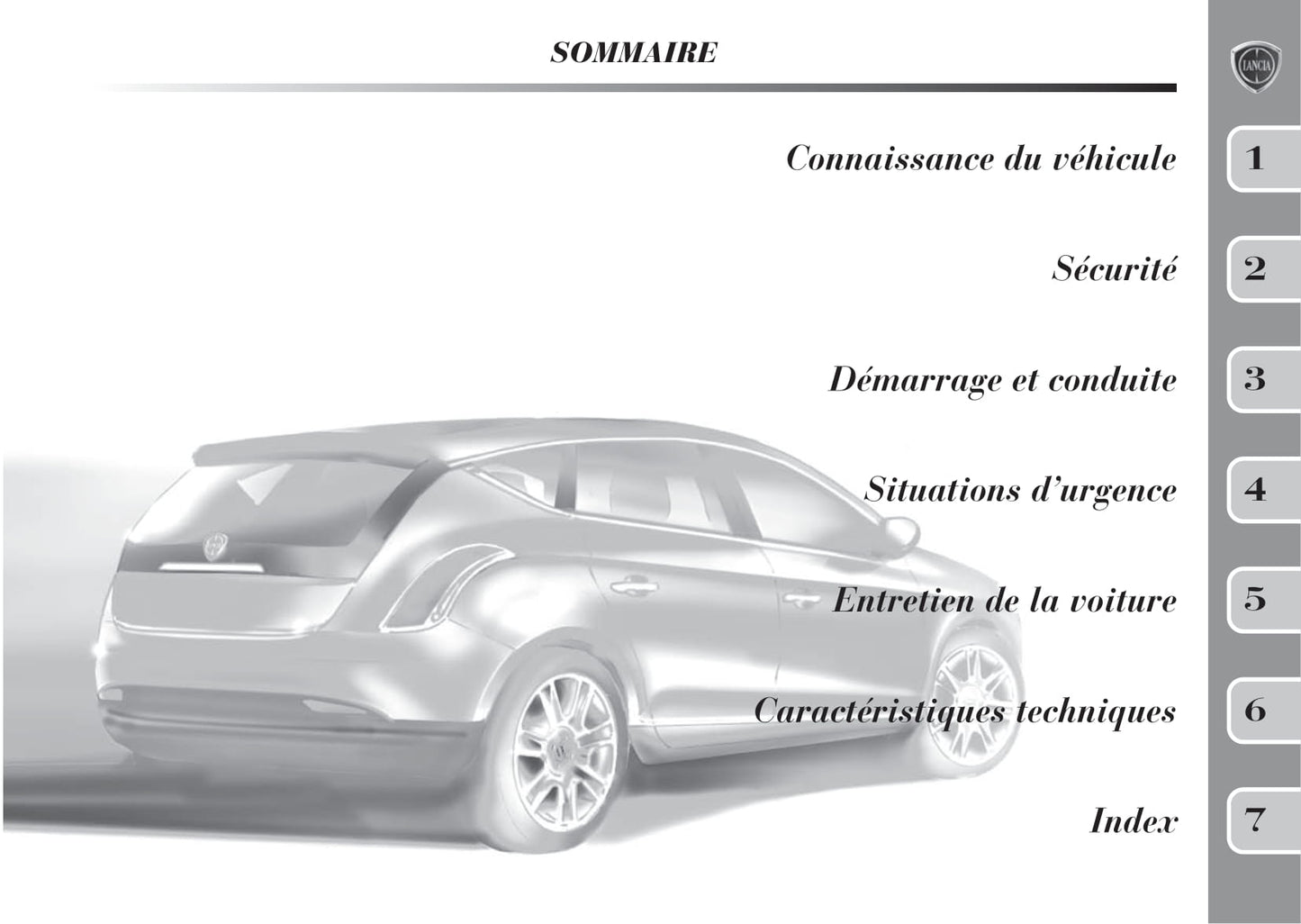 2011-2015 Lancia Delta Manuel du propriétaire | Français