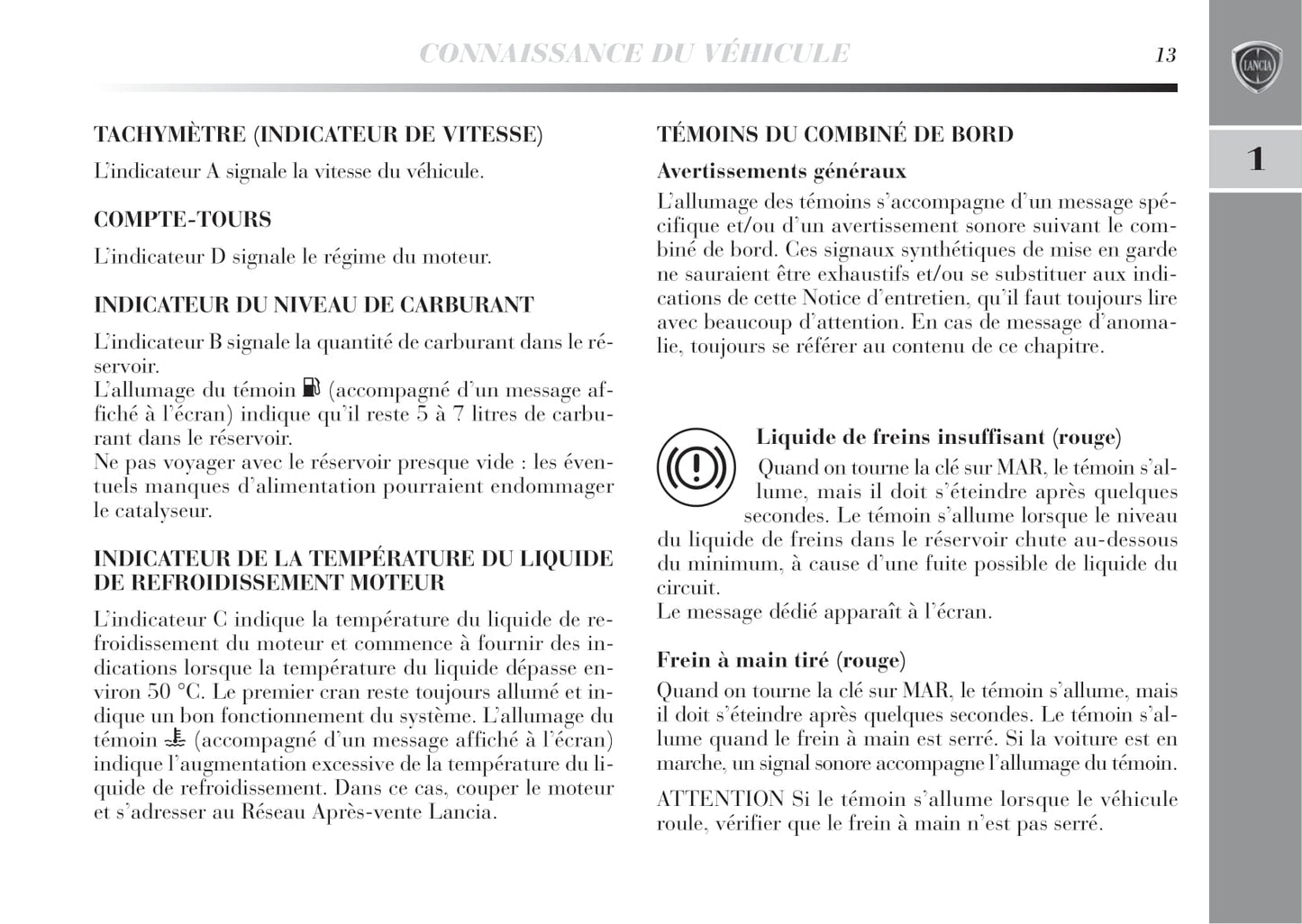 2011-2015 Lancia Delta Manuel du propriétaire | Français