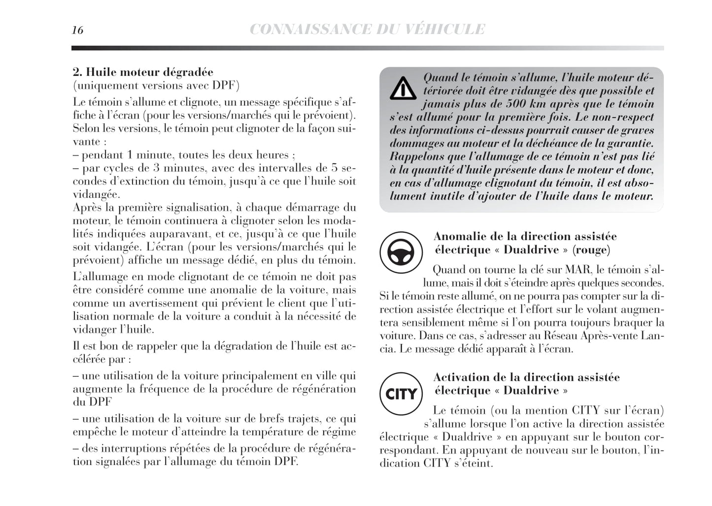 2011-2015 Lancia Delta Manuel du propriétaire | Français